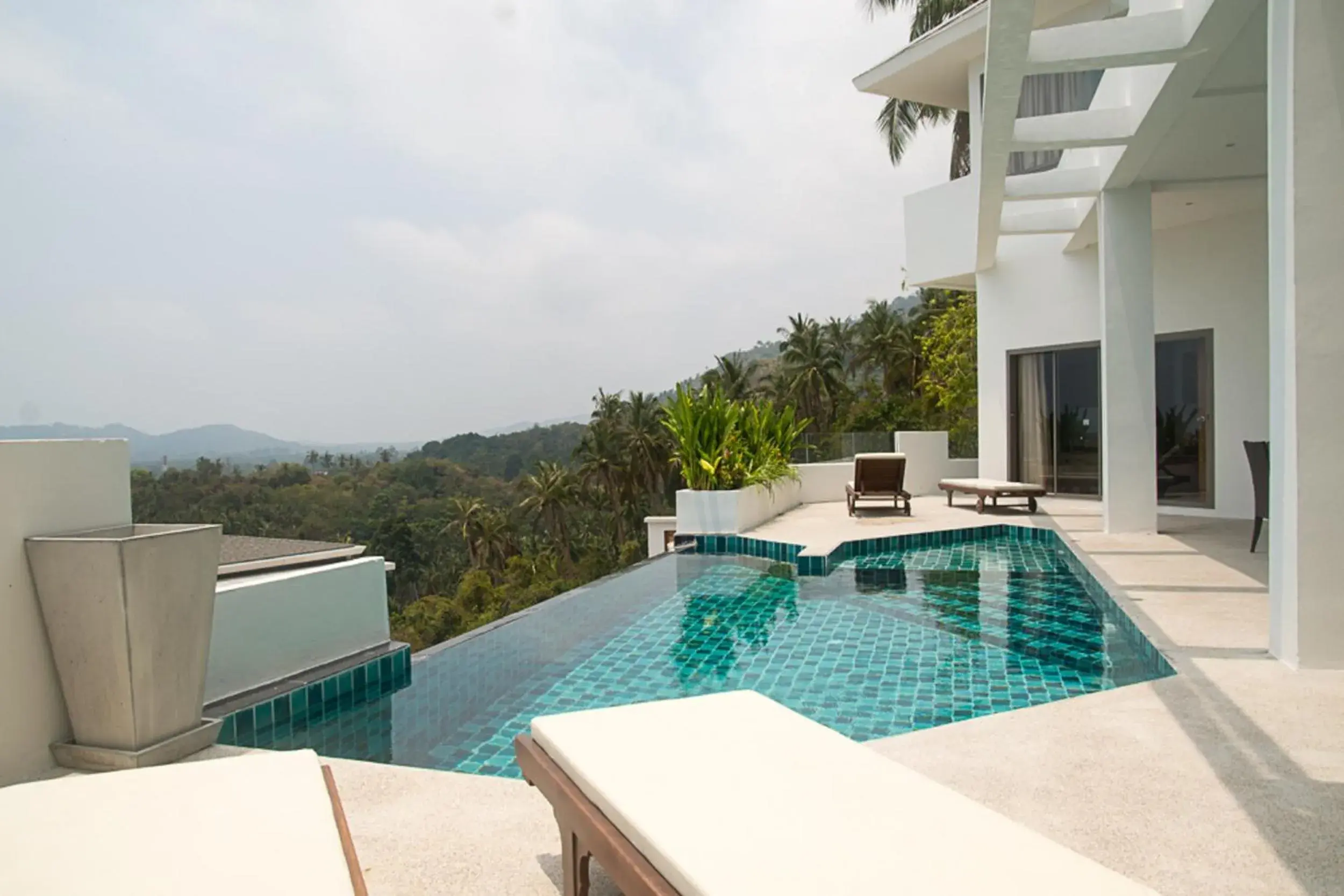 Swimming Pool in Tropical Sea View Residence