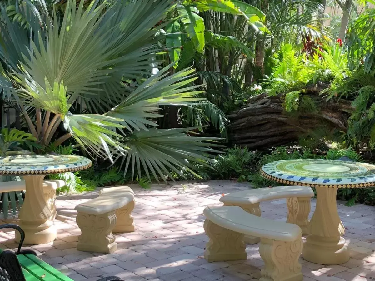 Patio in Hemingway Suites at Palm Beach Hotel Island