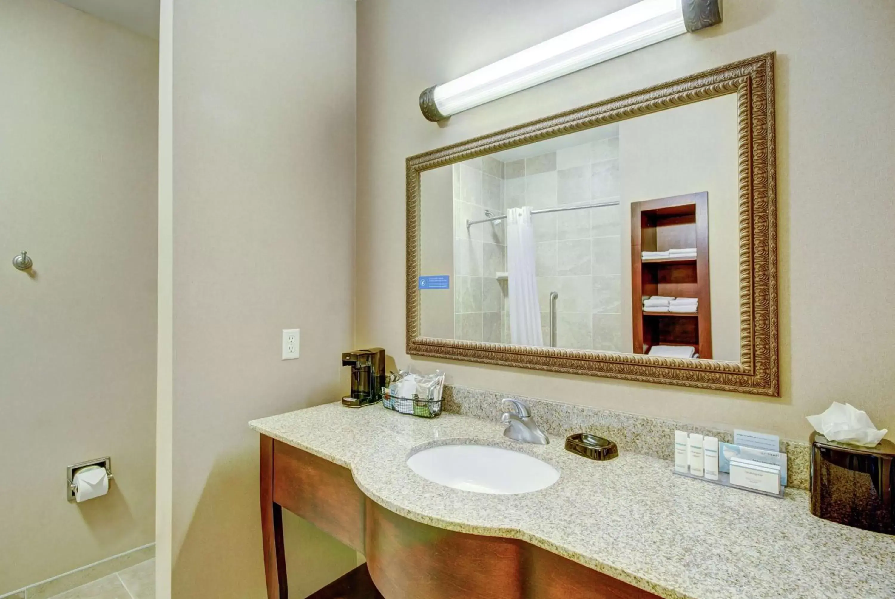 Bathroom in Hampton Inn and Suites Alexandria