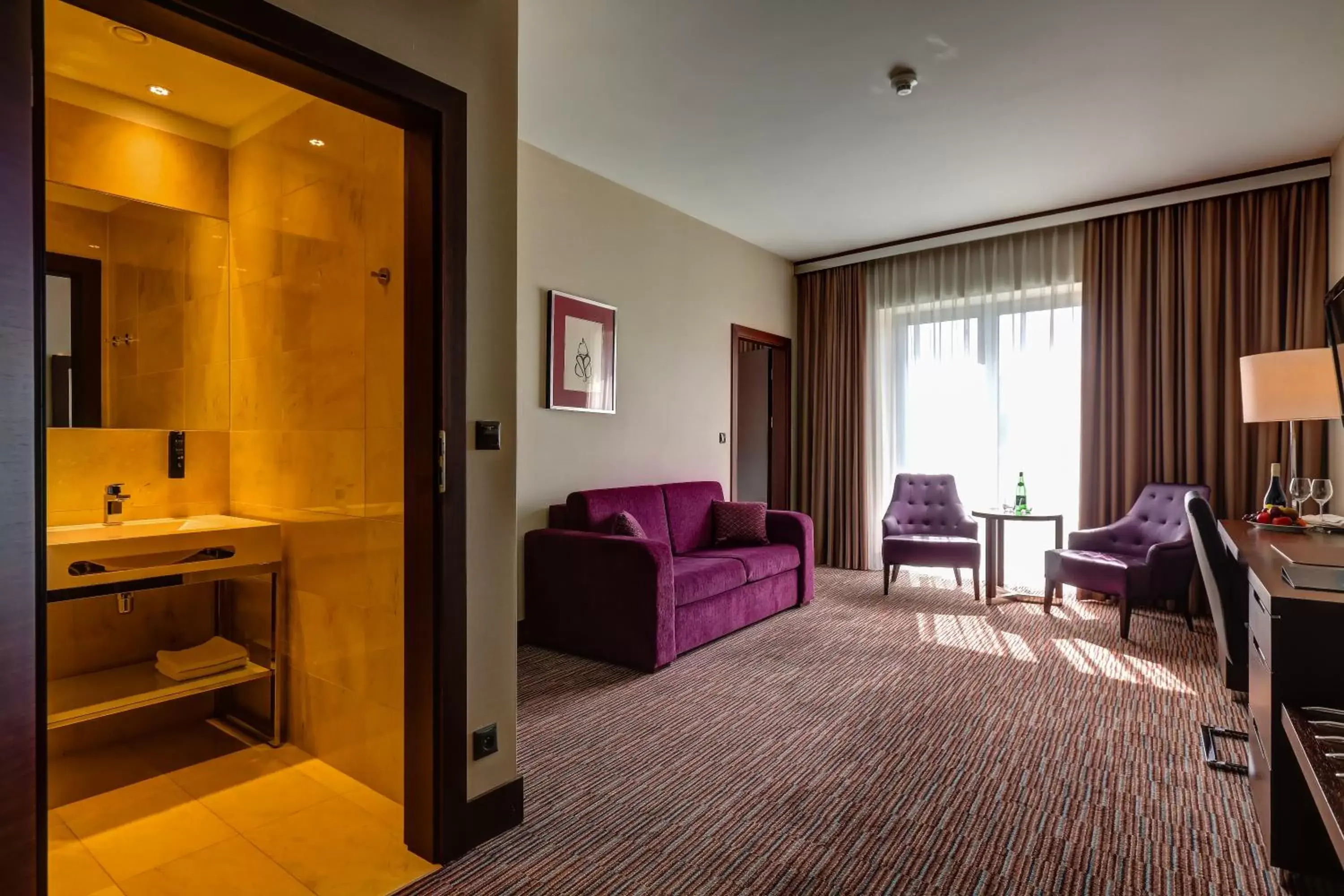 Living room, Seating Area in Copernicus Toruń Hotel