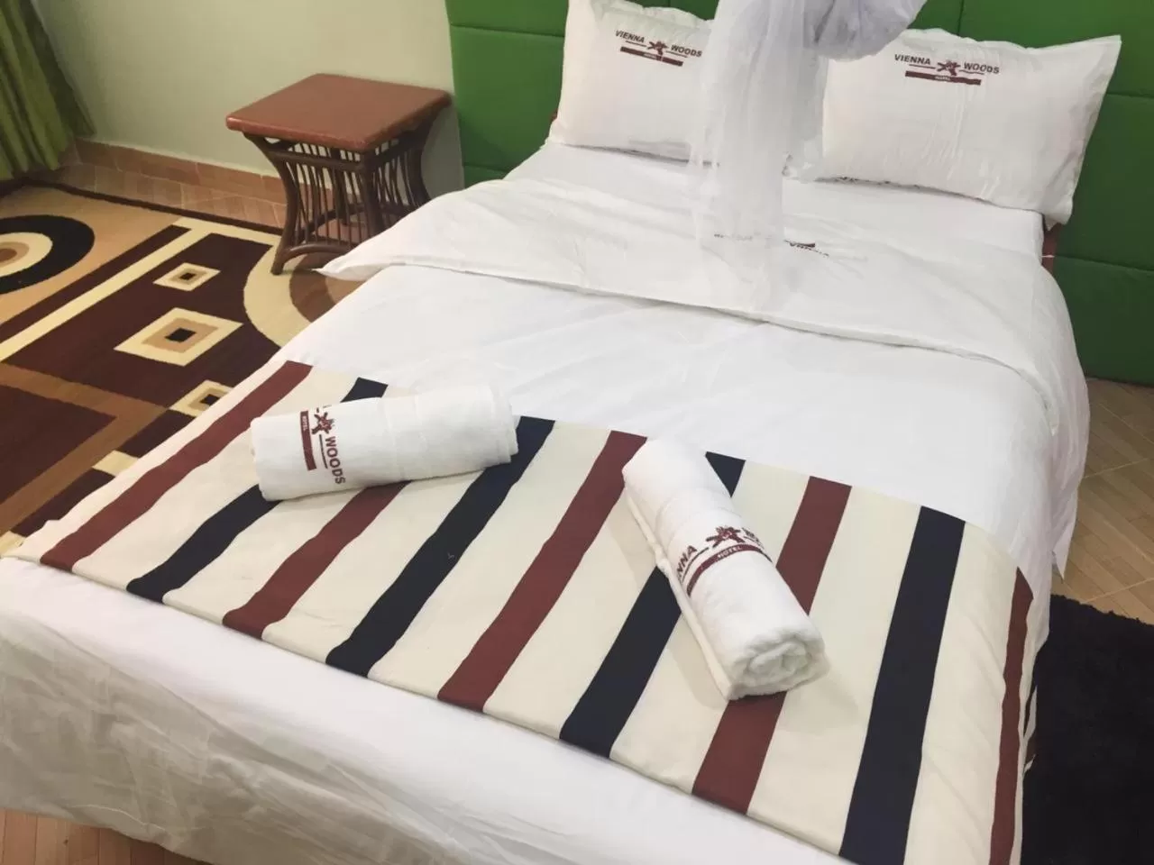 Bed in Vienna Woods Hotel Nakuru