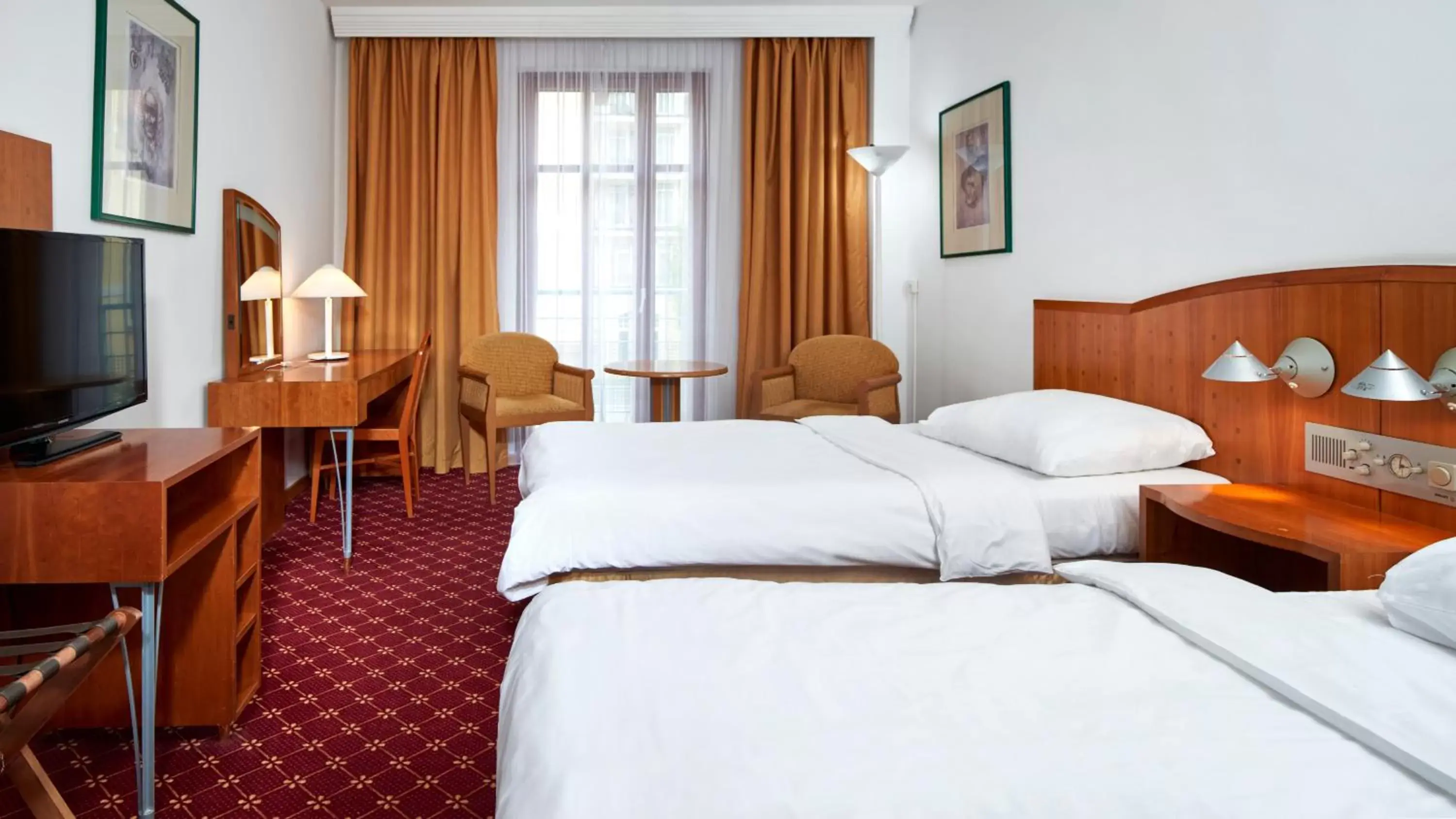 Bed in OREA Spa Hotel Cristal
