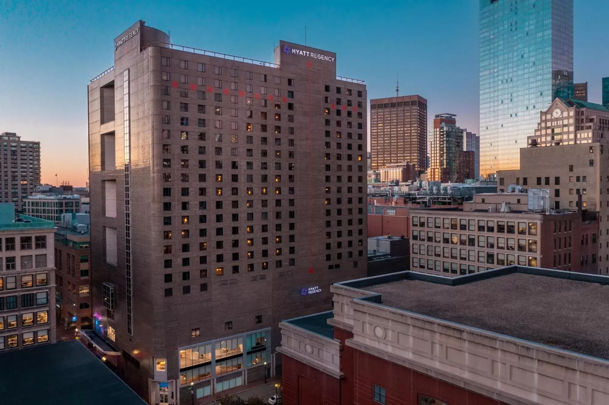 Property building in Hyatt Regency Boston