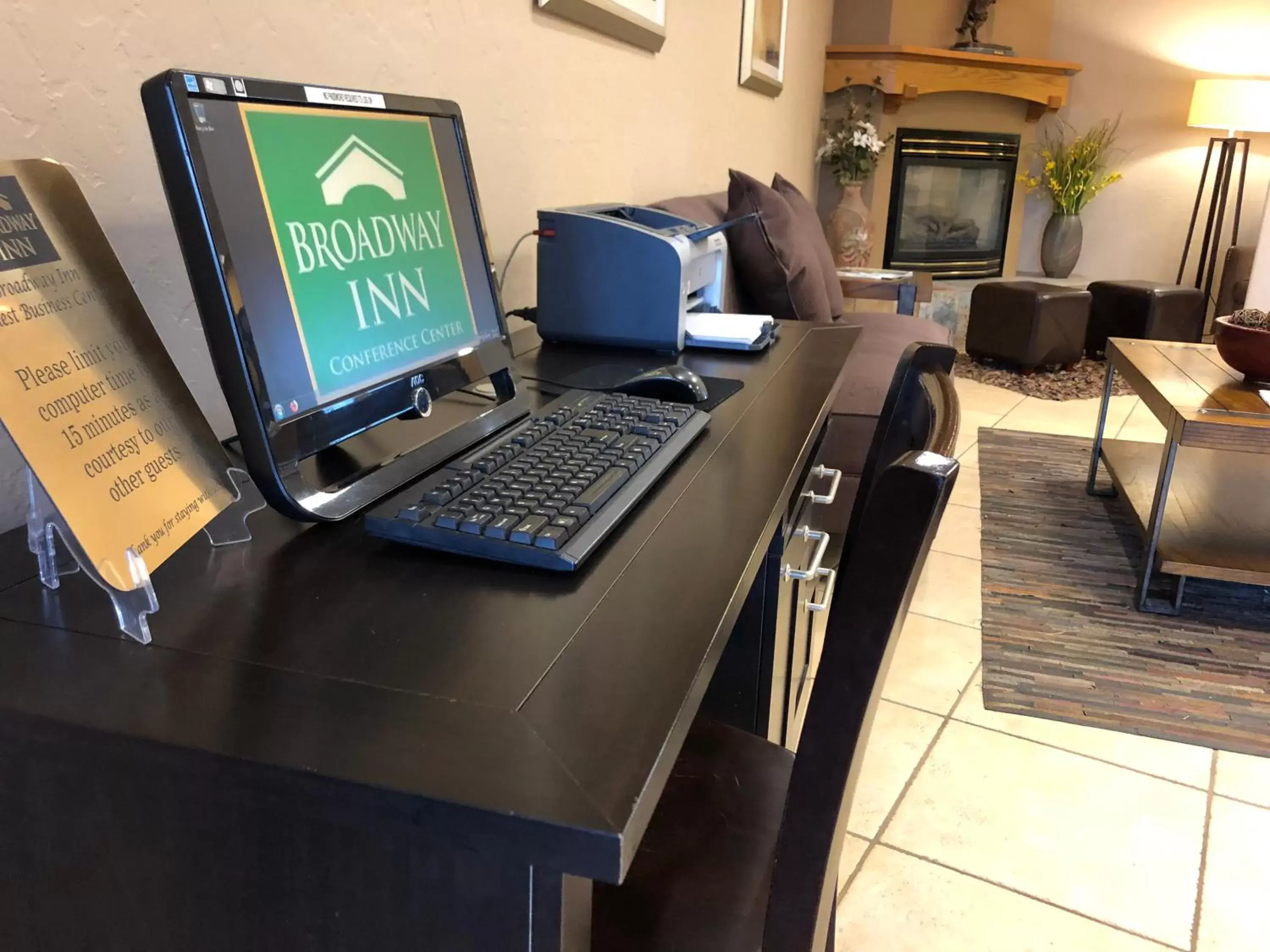 Lobby or reception in Broadway Inn Conference Center