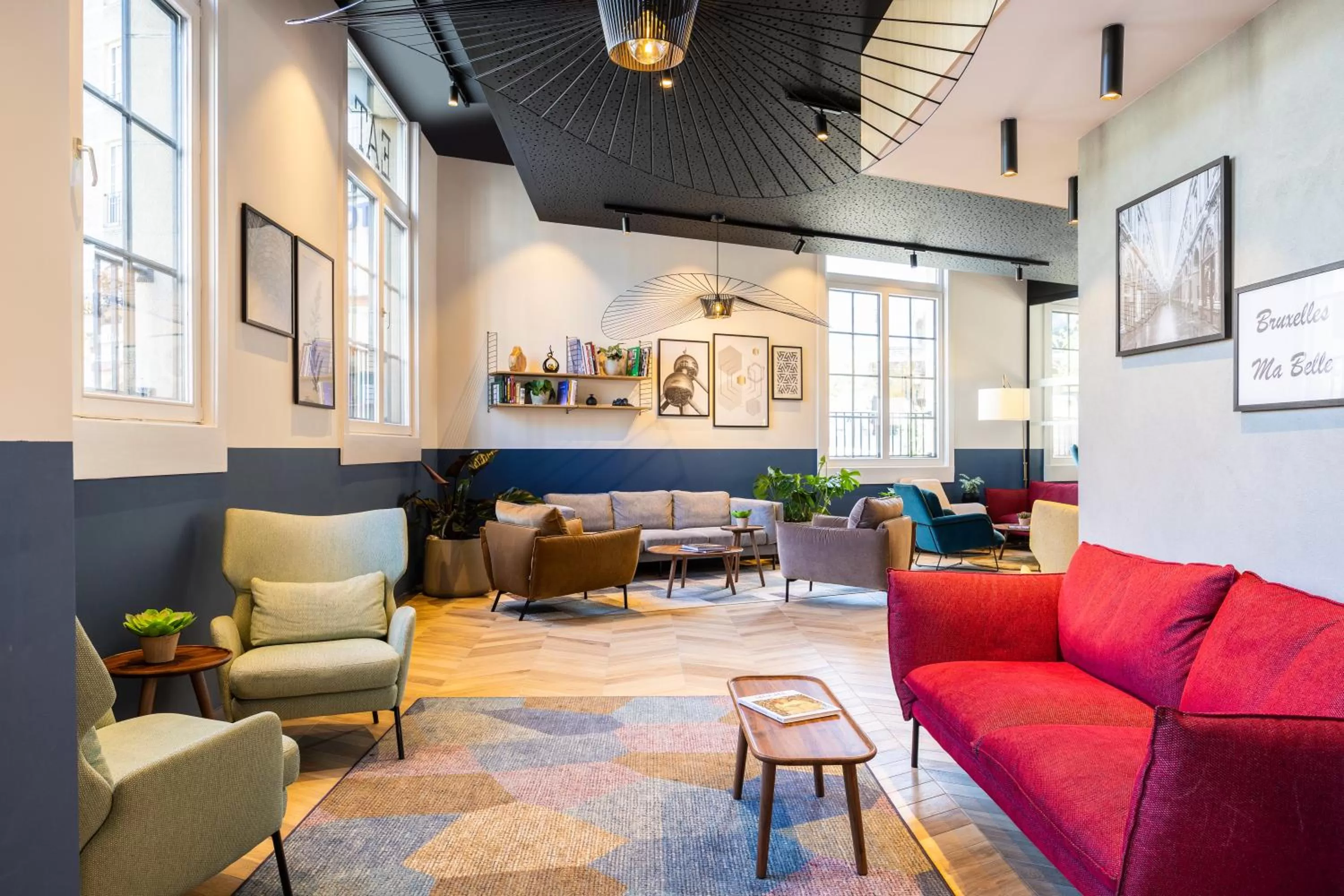 Lobby or reception in Hotel Novotel Brussels Off Grand Place