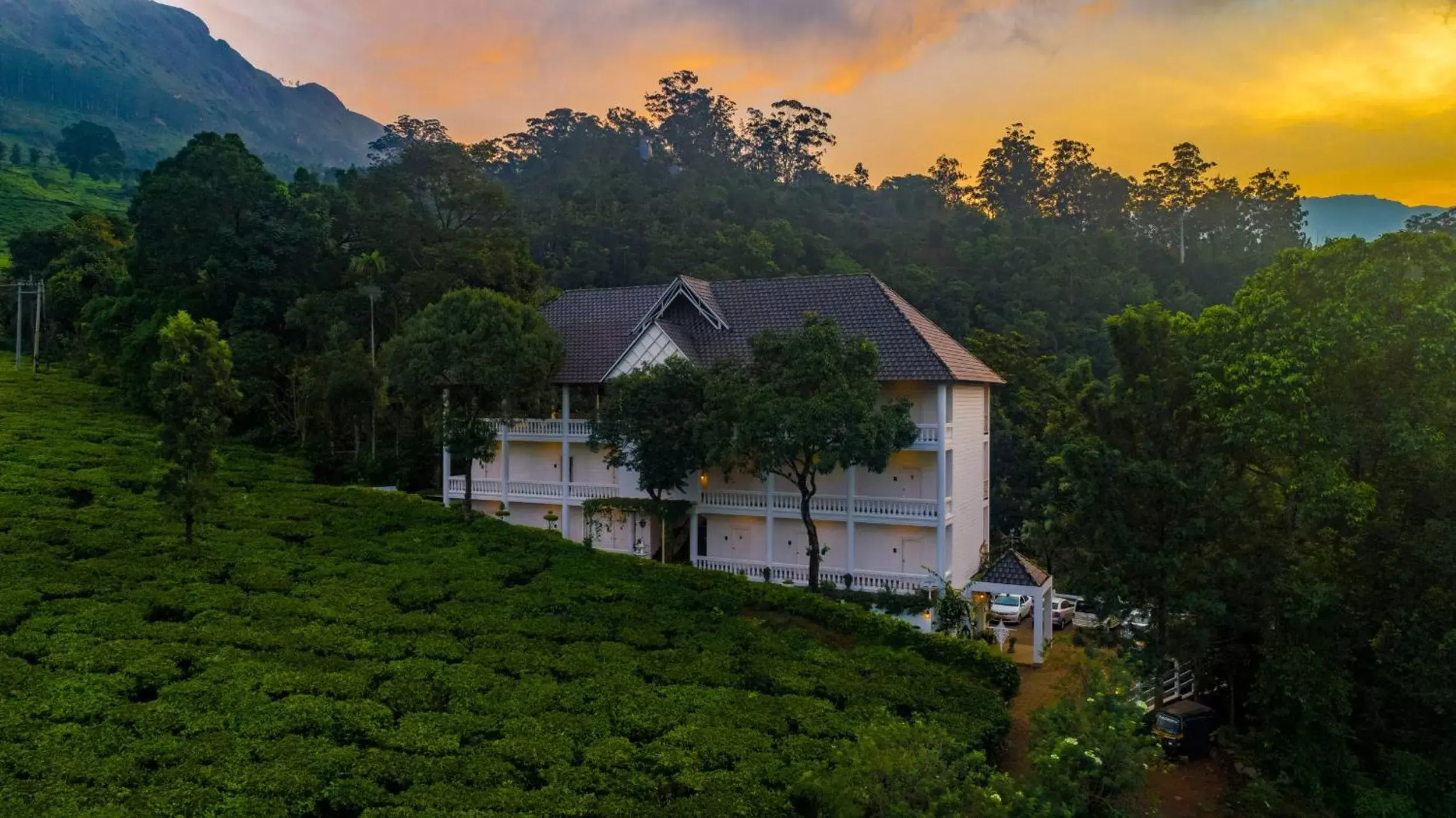 Facade/entrance in Tea Harvester