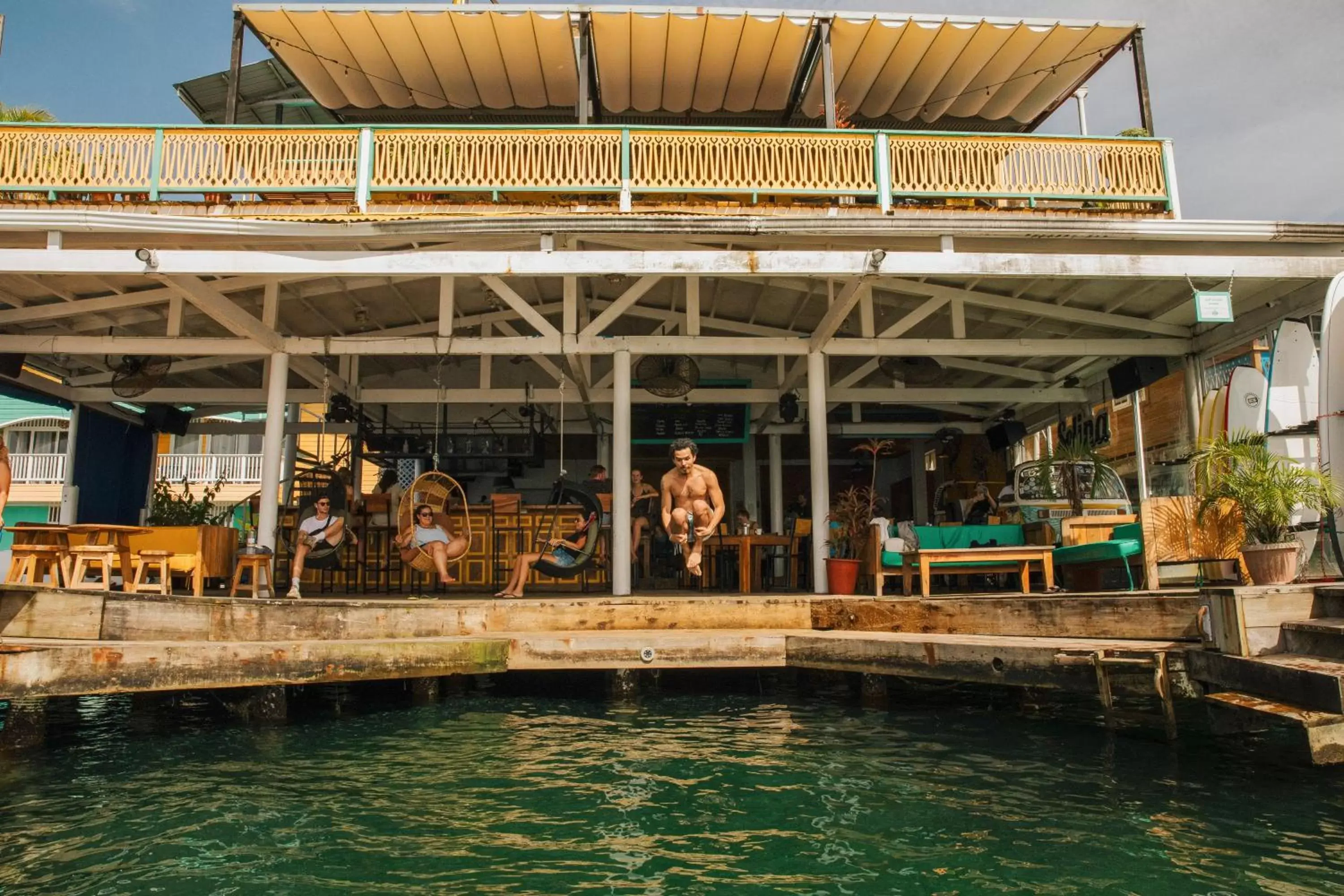 People, Swimming Pool in Selina Bocas del Toro