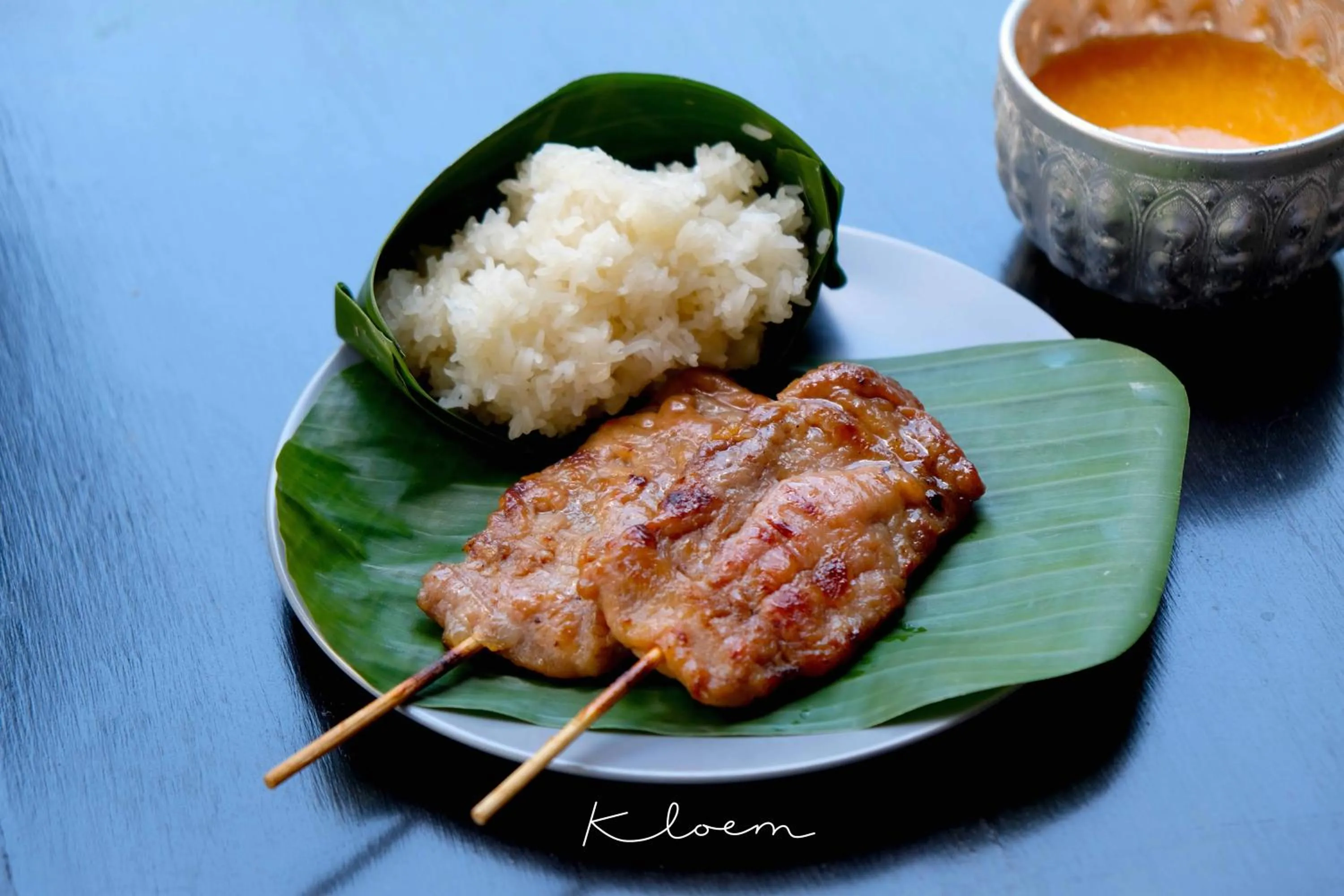 Food close-up in Kloem Hostel