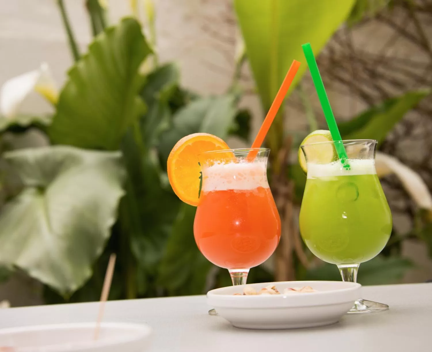 Patio in Hotel Les Dunes
