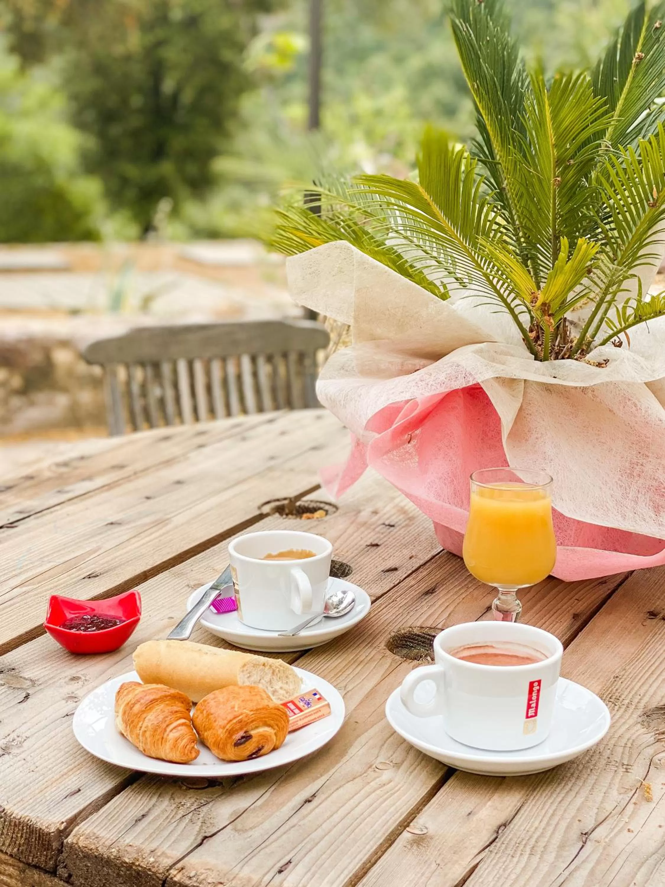 Breakfast in Auberge De La Foret Bonifatu