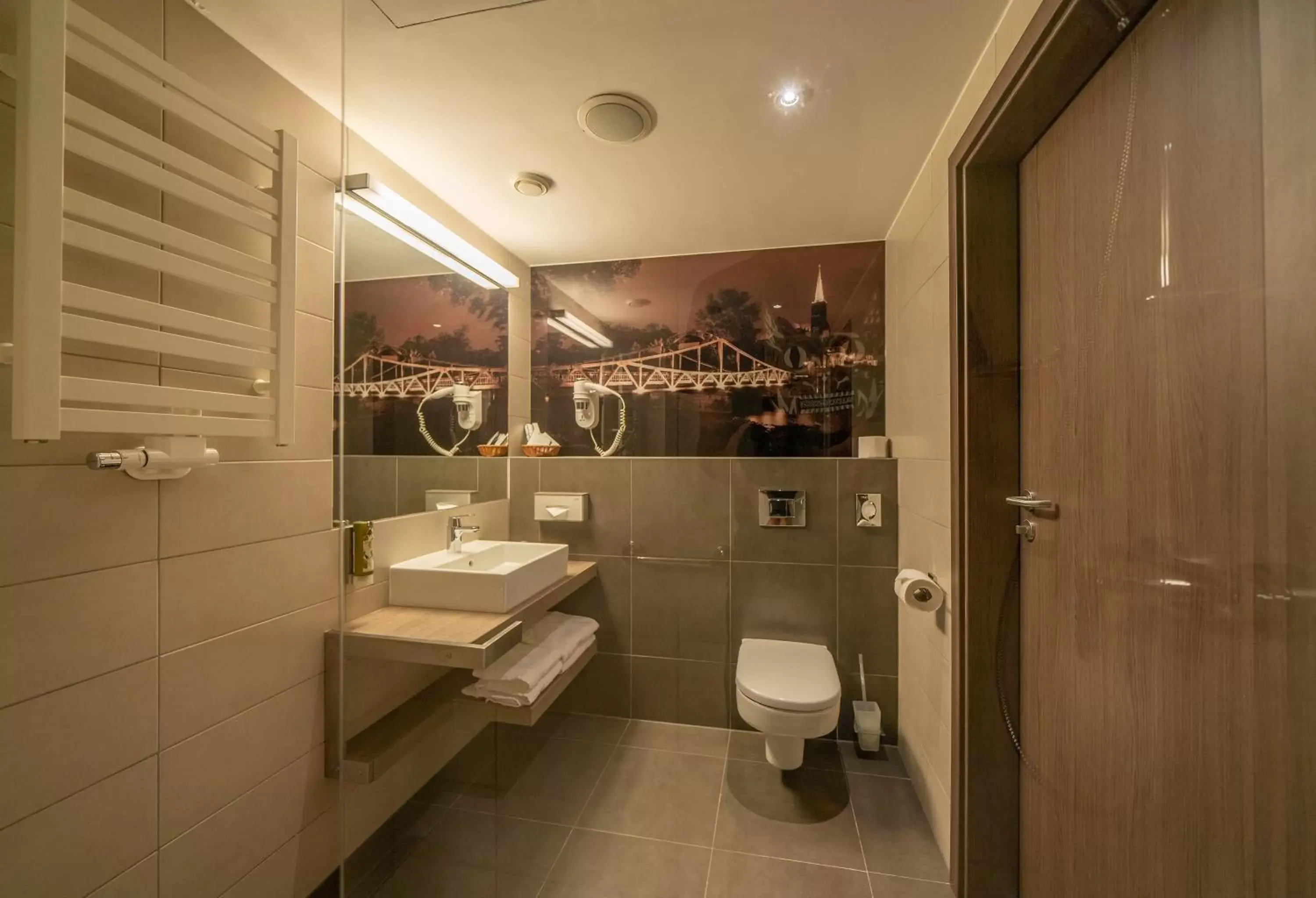 Bathroom in Q Hotel Plus Wrocław