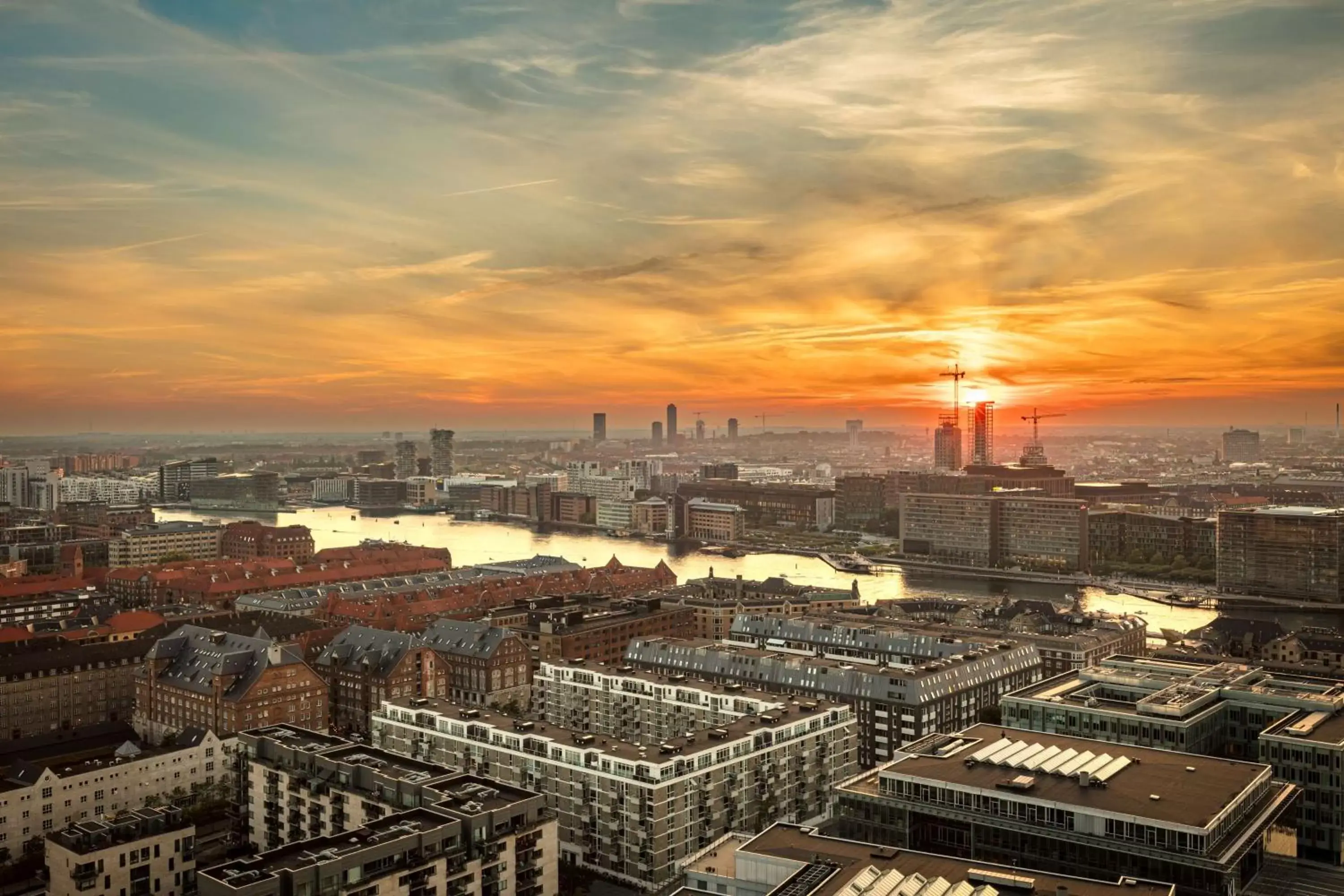 View (from property/room), Bird's-eye View in Radisson Blu Scandinavia Hotel, Copenhagen