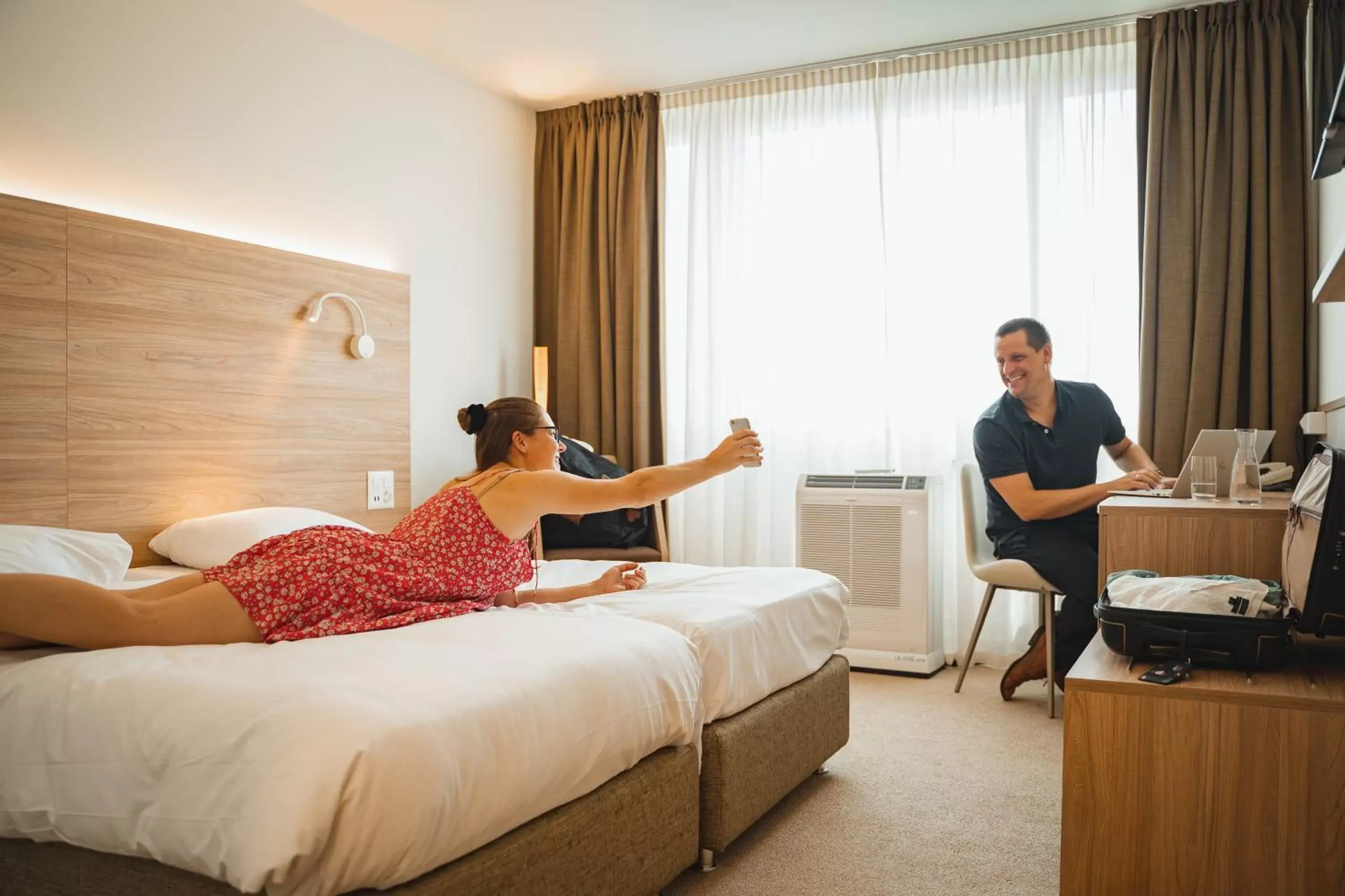 Bedroom, Bed in Continental Hotel Lausanne Bedroom, Bed in Continental Hotel Lausanne