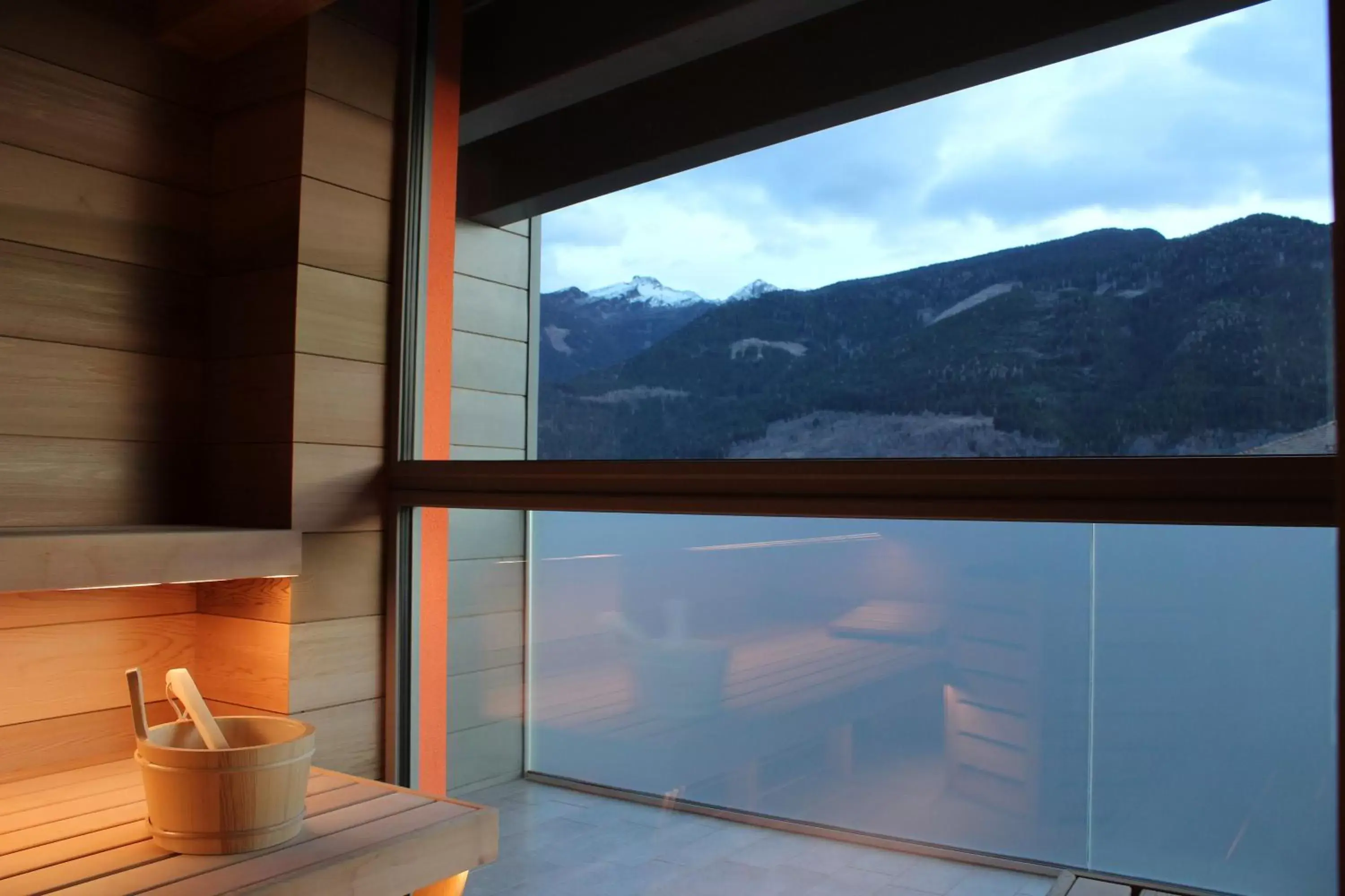 Sauna, Mountain View in Hotel La Sorgente