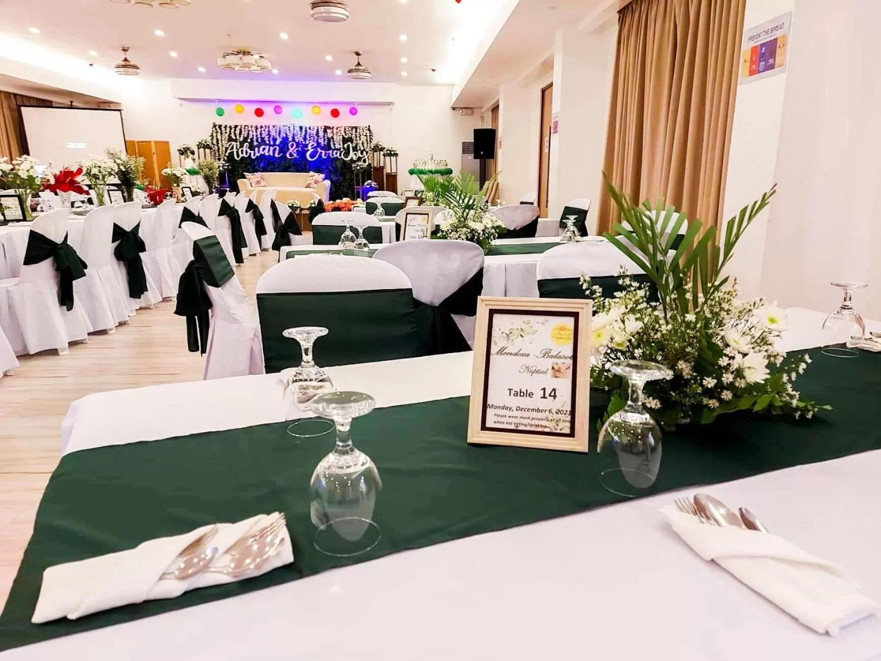 Banquet/Function facilities in Jurias Garden Hotel