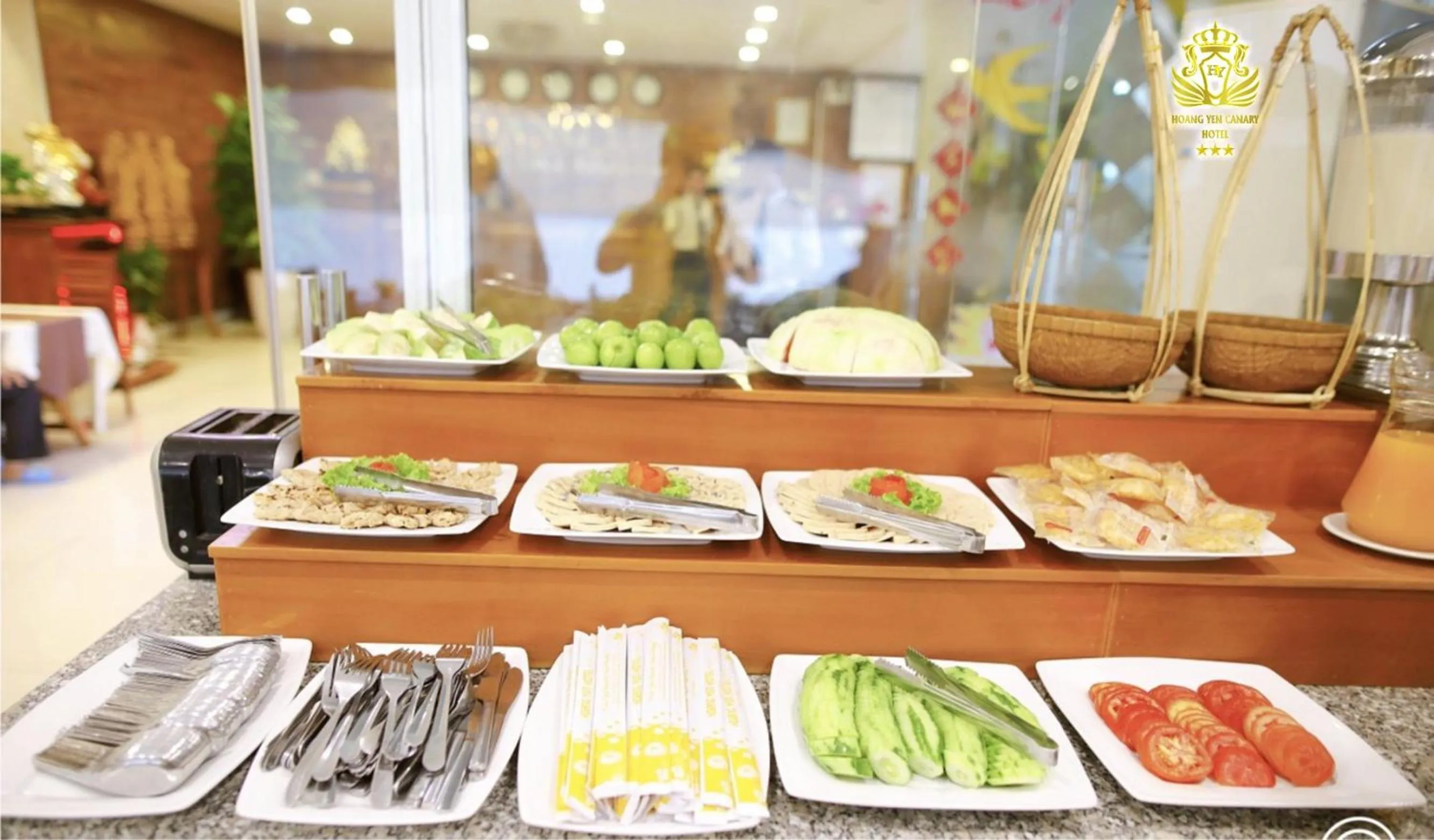 Breakfast in Hoang Yen Canary Hotel