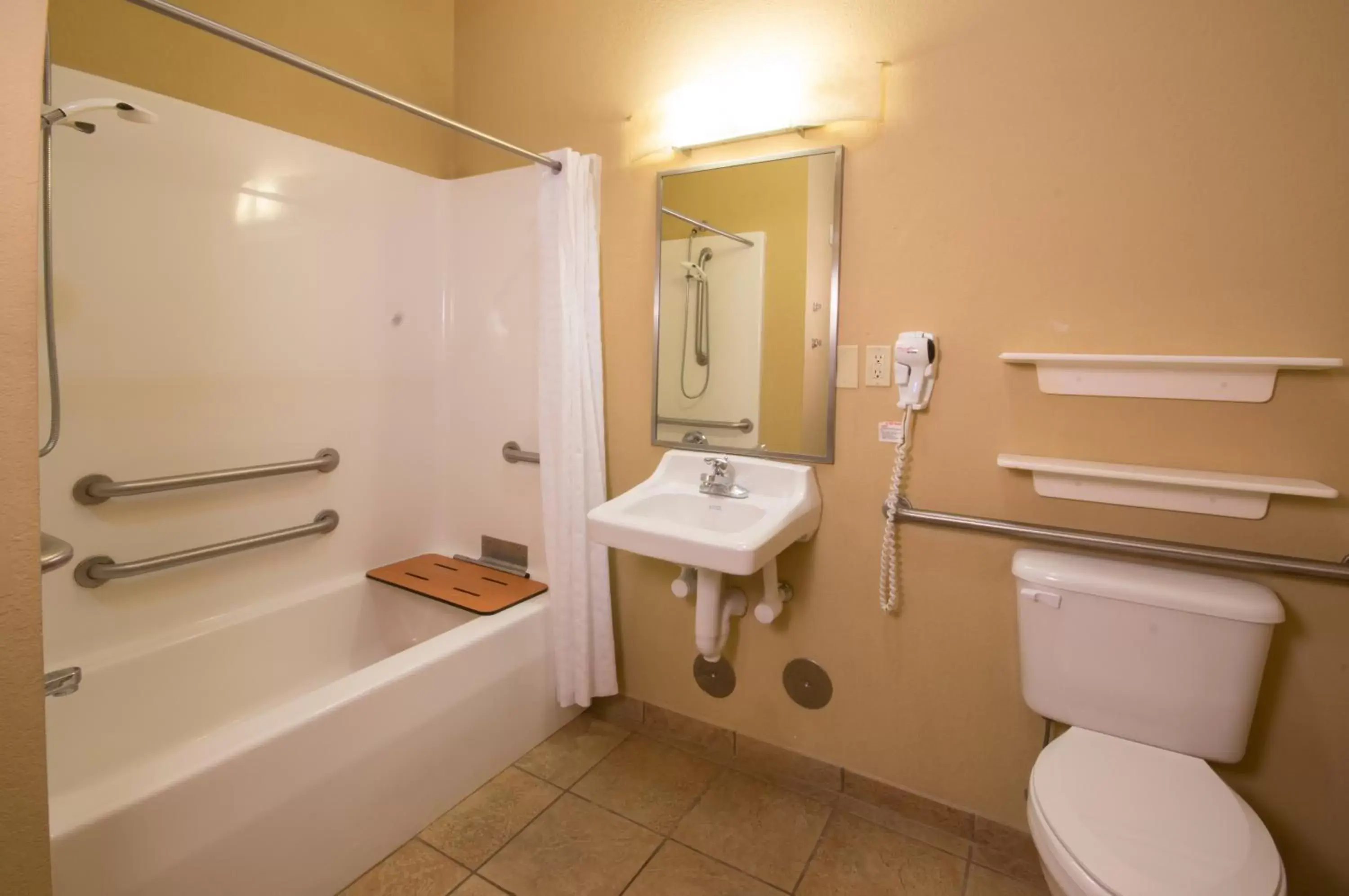 Bathroom in Candlewood Suites Alabaster, an IHG Hotel