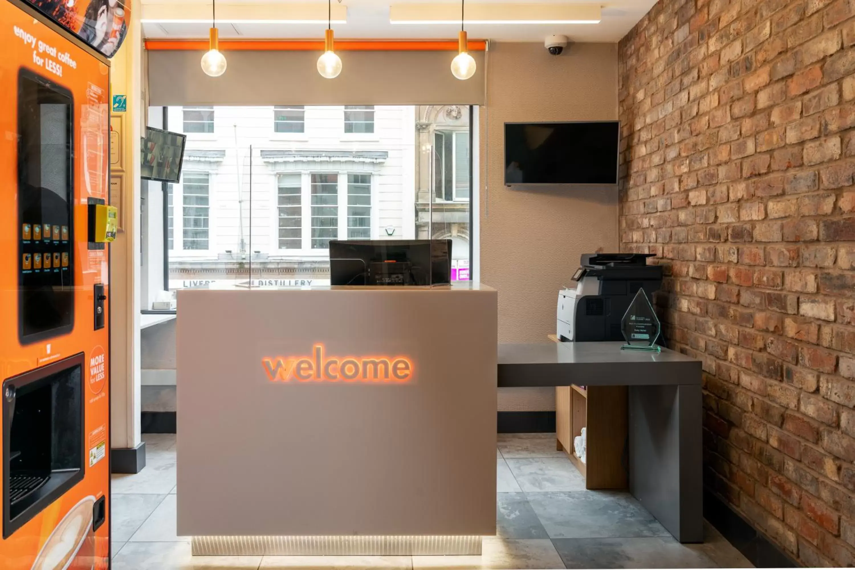 Lobby or reception in easyHotel Liverpool