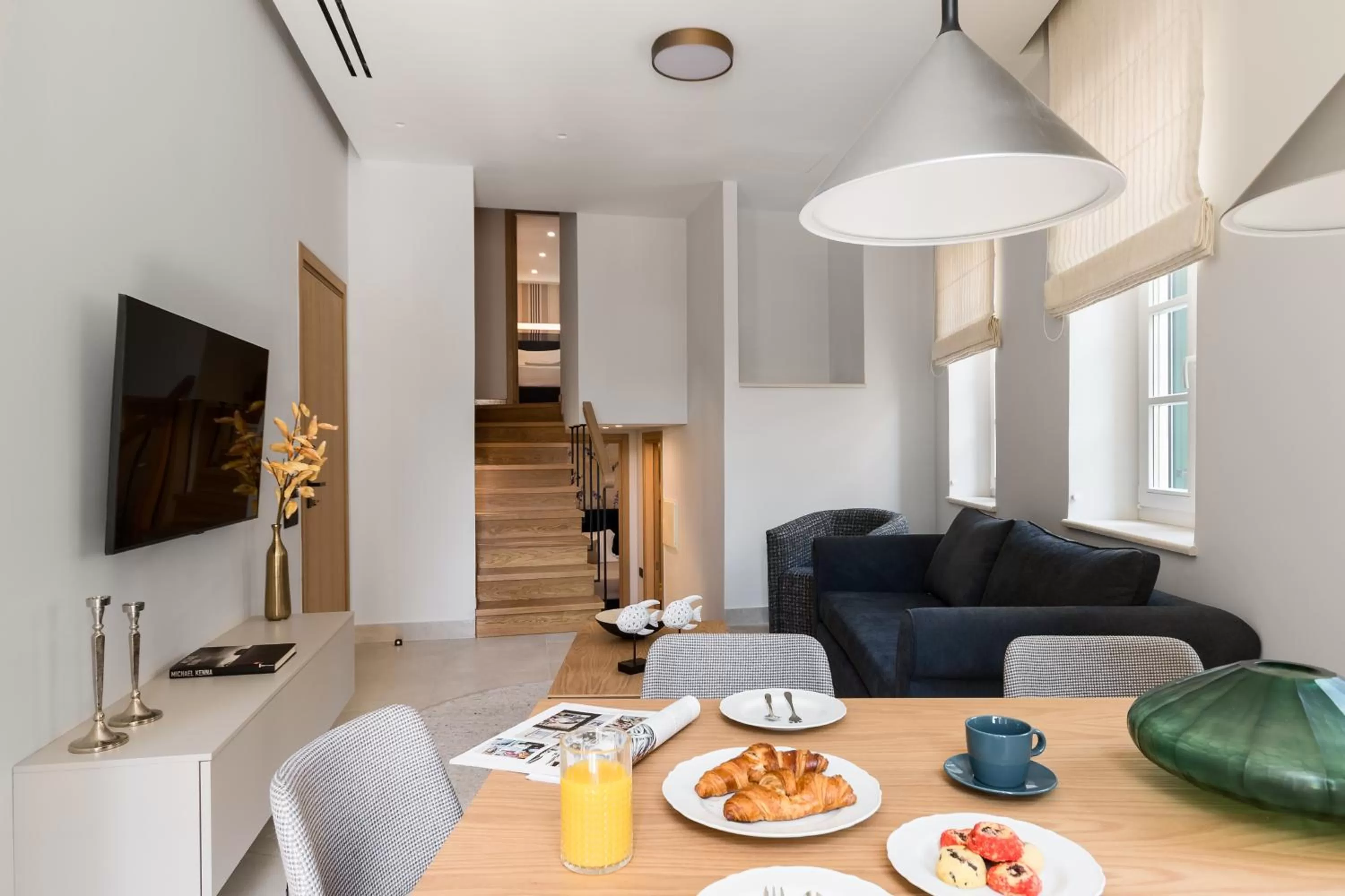 Living room in New York Luxury Suites