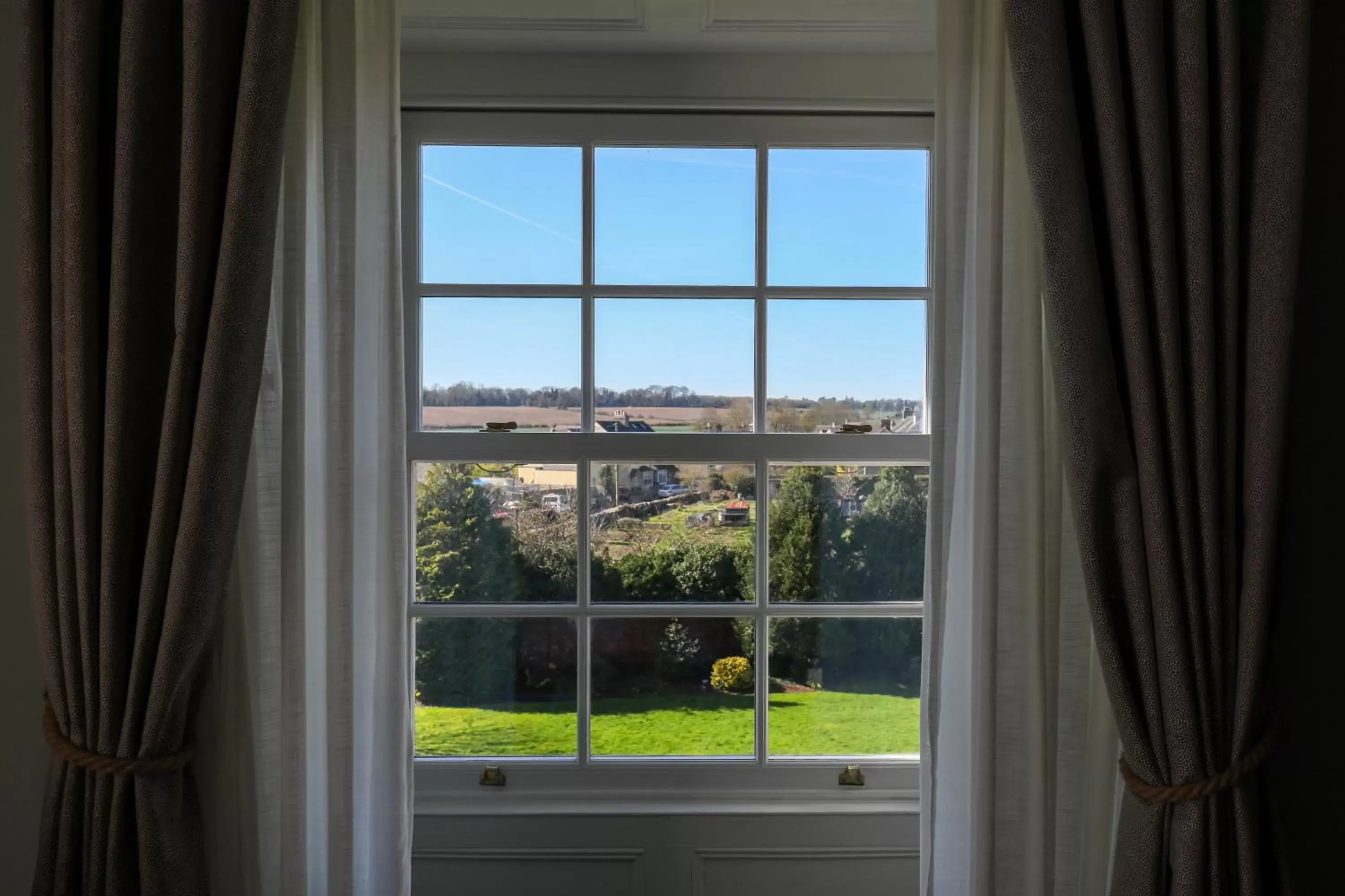 Garden view in Stratton House Hotel & Spa