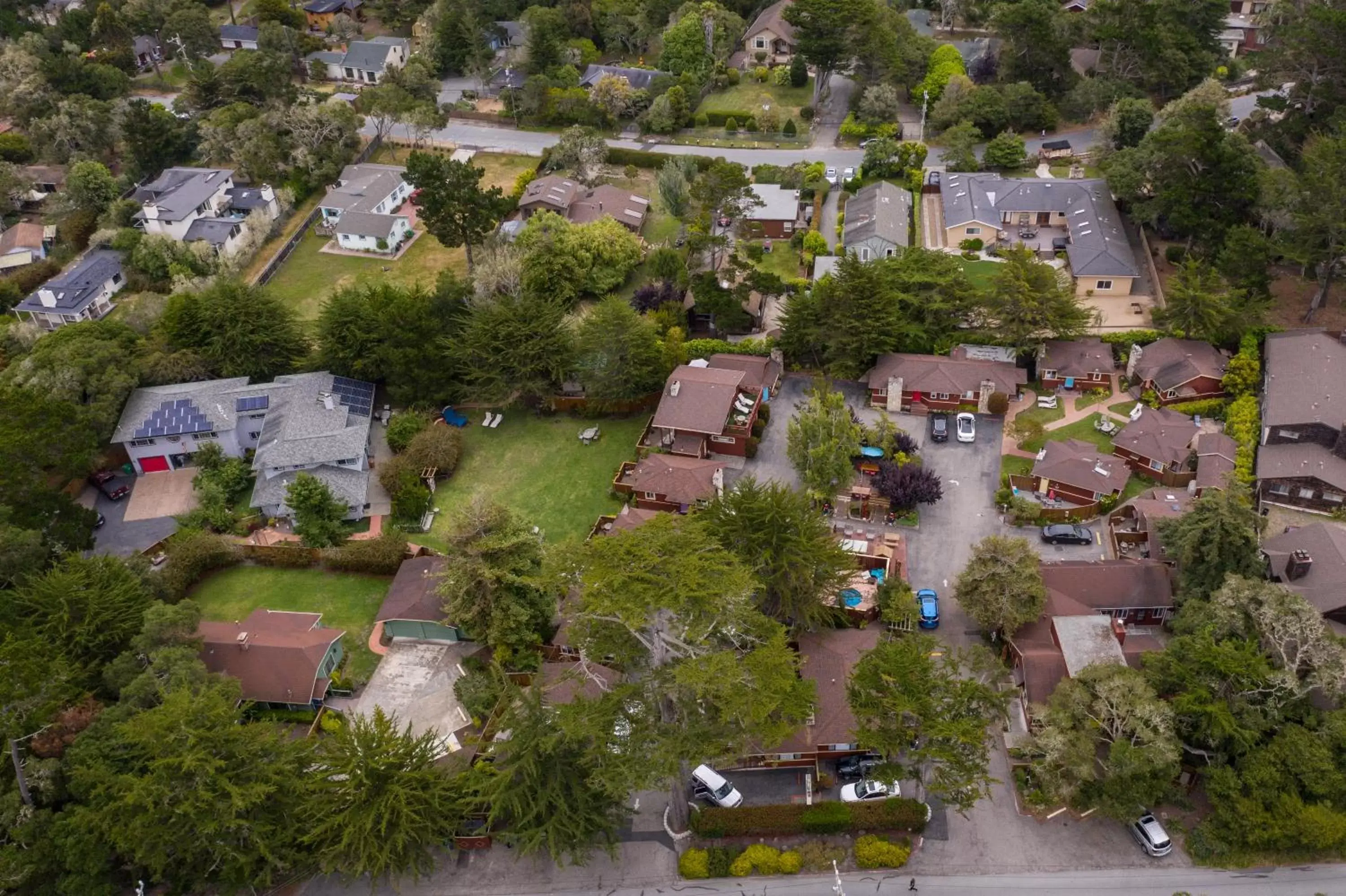 Bird's eye view, Bird's-eye View in Andril Fireplace Cottages