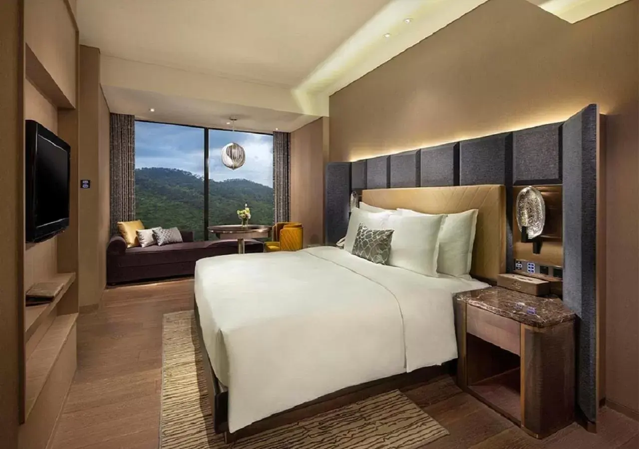 Bed in Grand Bay Hotel Zhuhai