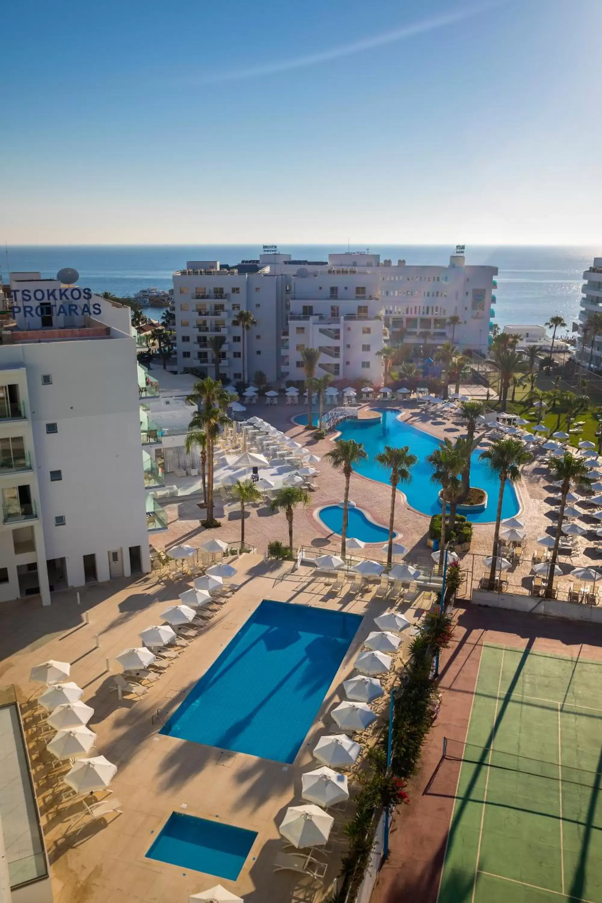 Pool View in Tsokkos Protaras Beach Hotel