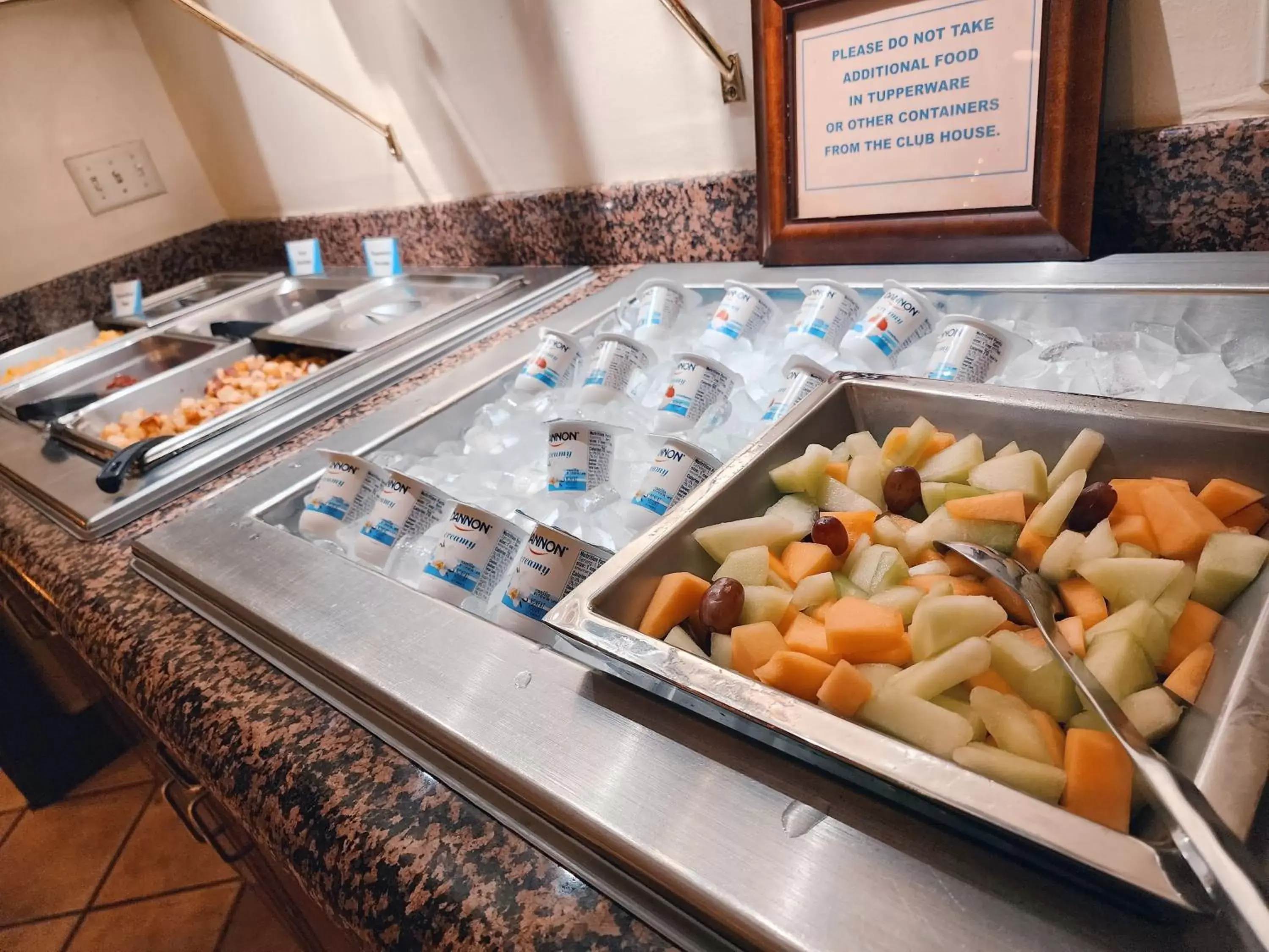 Buffet breakfast in Chase Suite Hotel Newark Fremont Buffet breakfast in Chase Suite Hotel Newark Fremont