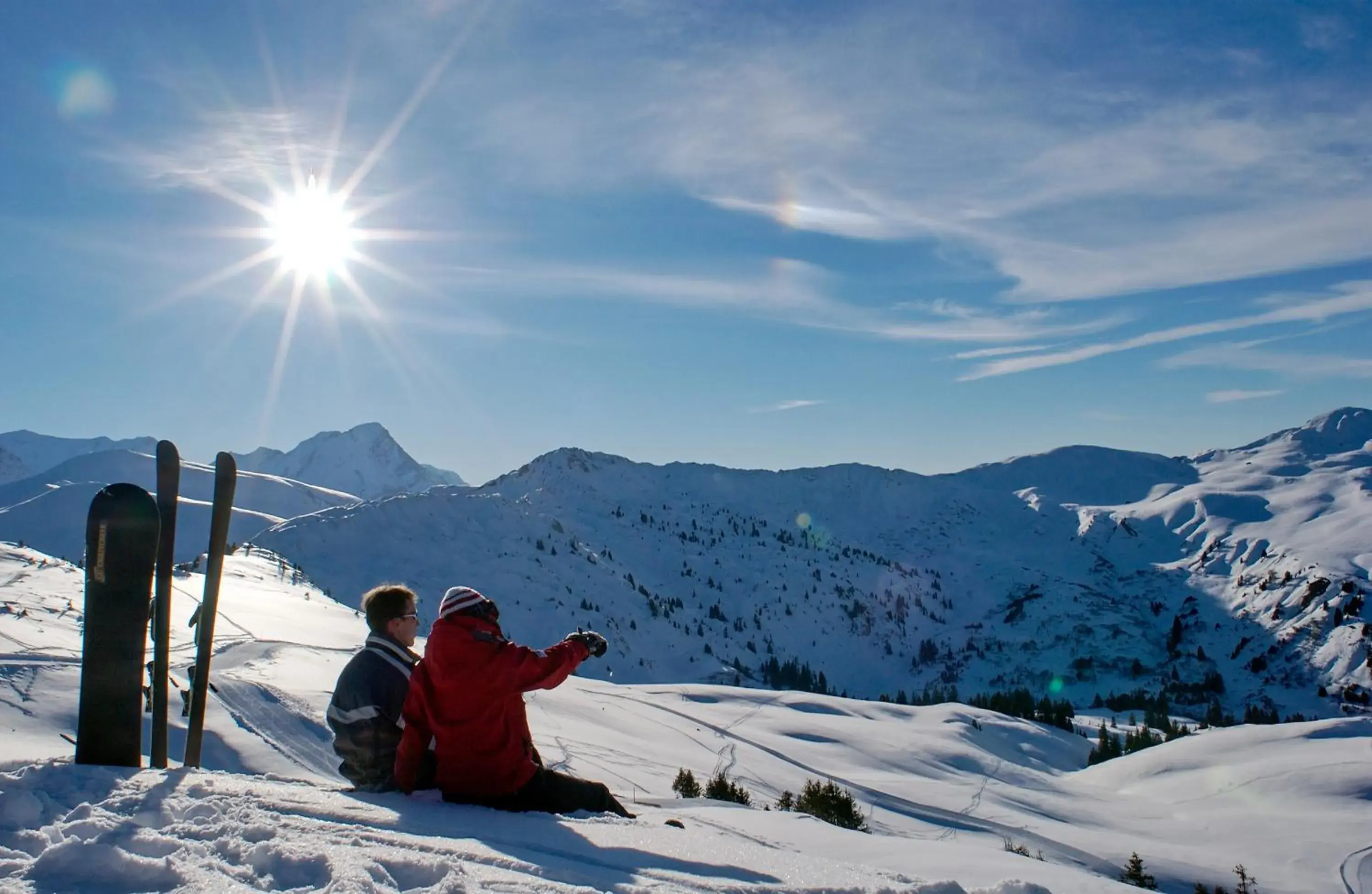 Skiing, Winter in Sporthotel Wildstrubel