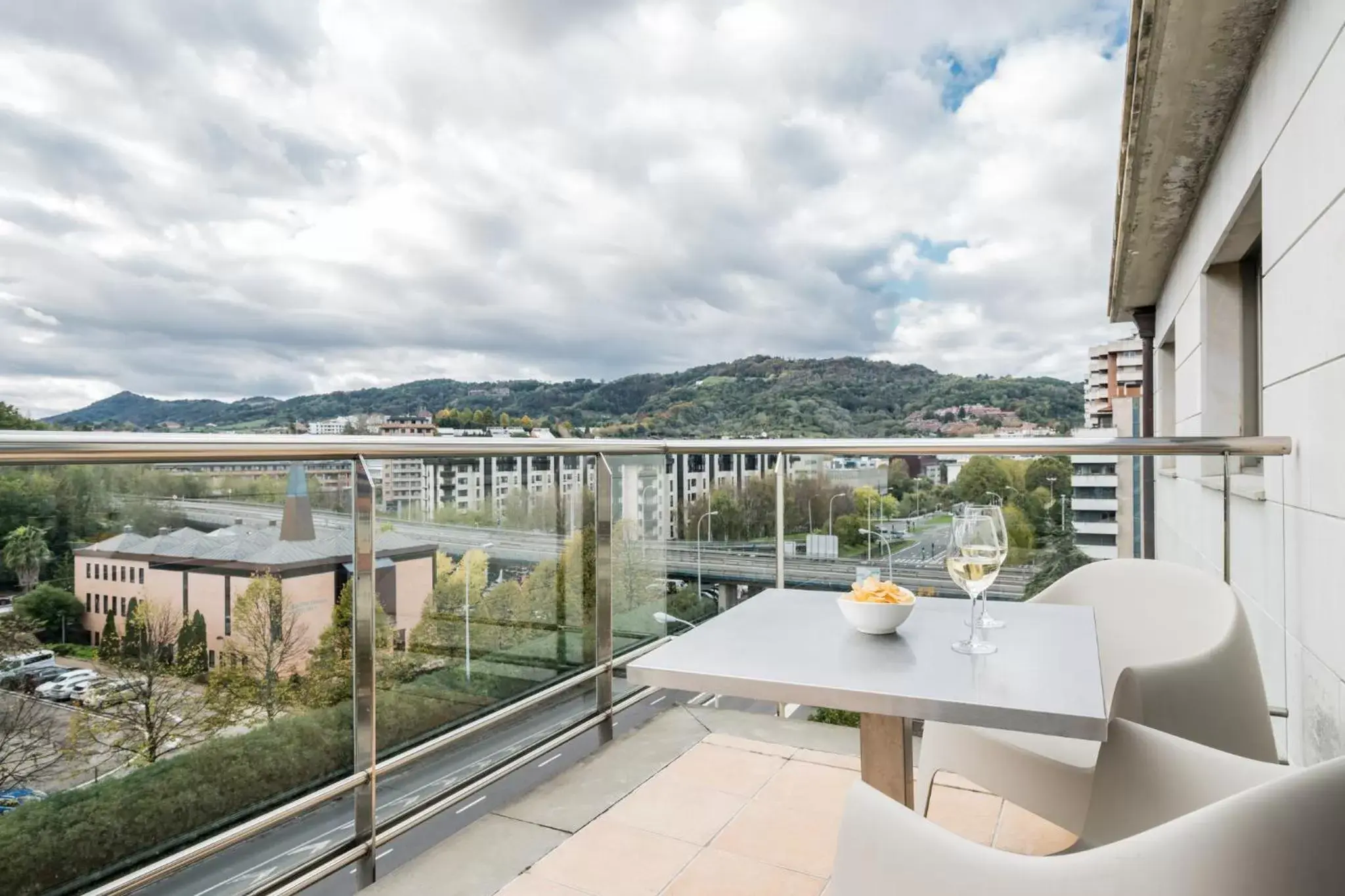 Balcony/Terrace in Hotel Antik San Sebastián