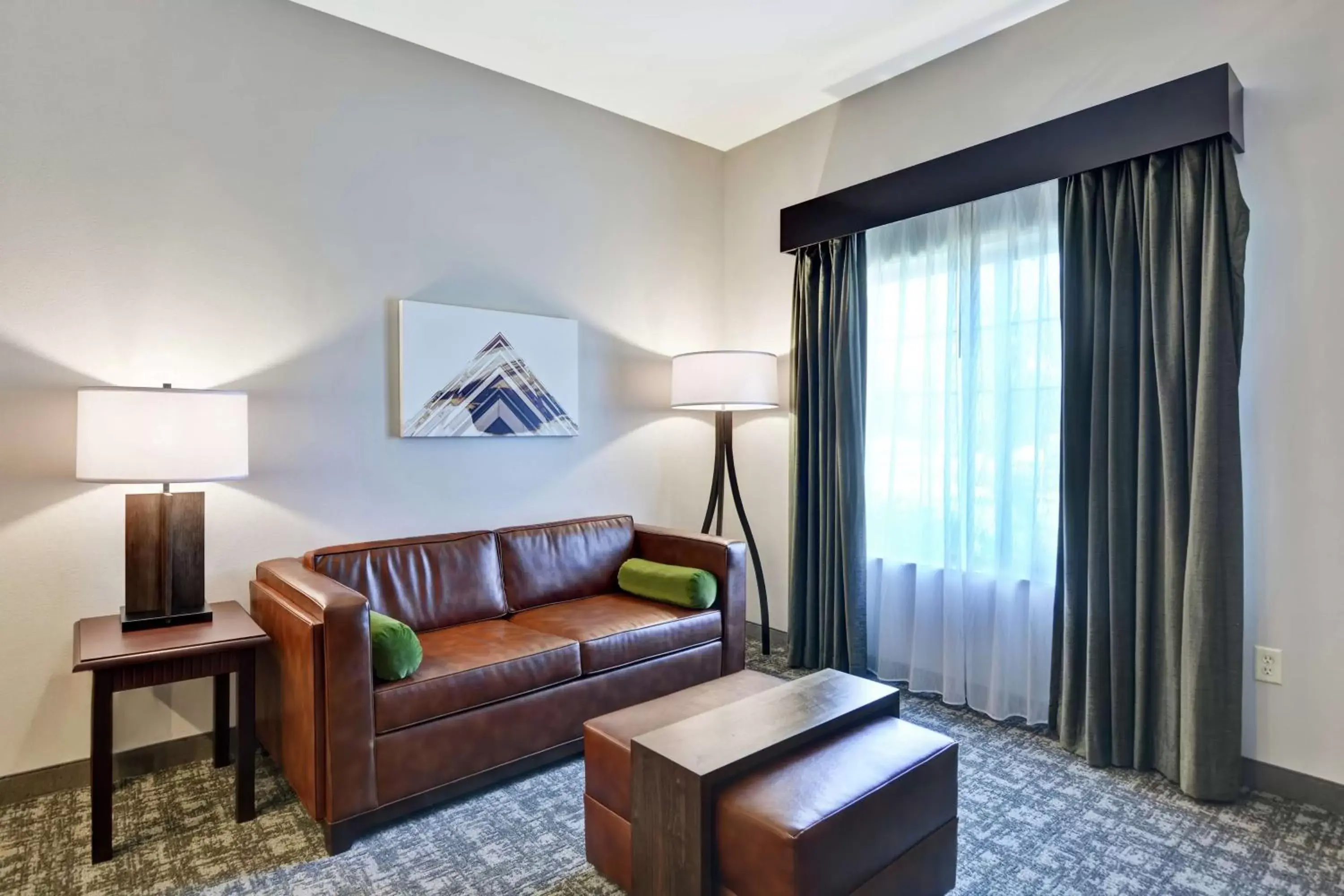 Living room, Seating Area in Homewood Suites by Hilton Reno