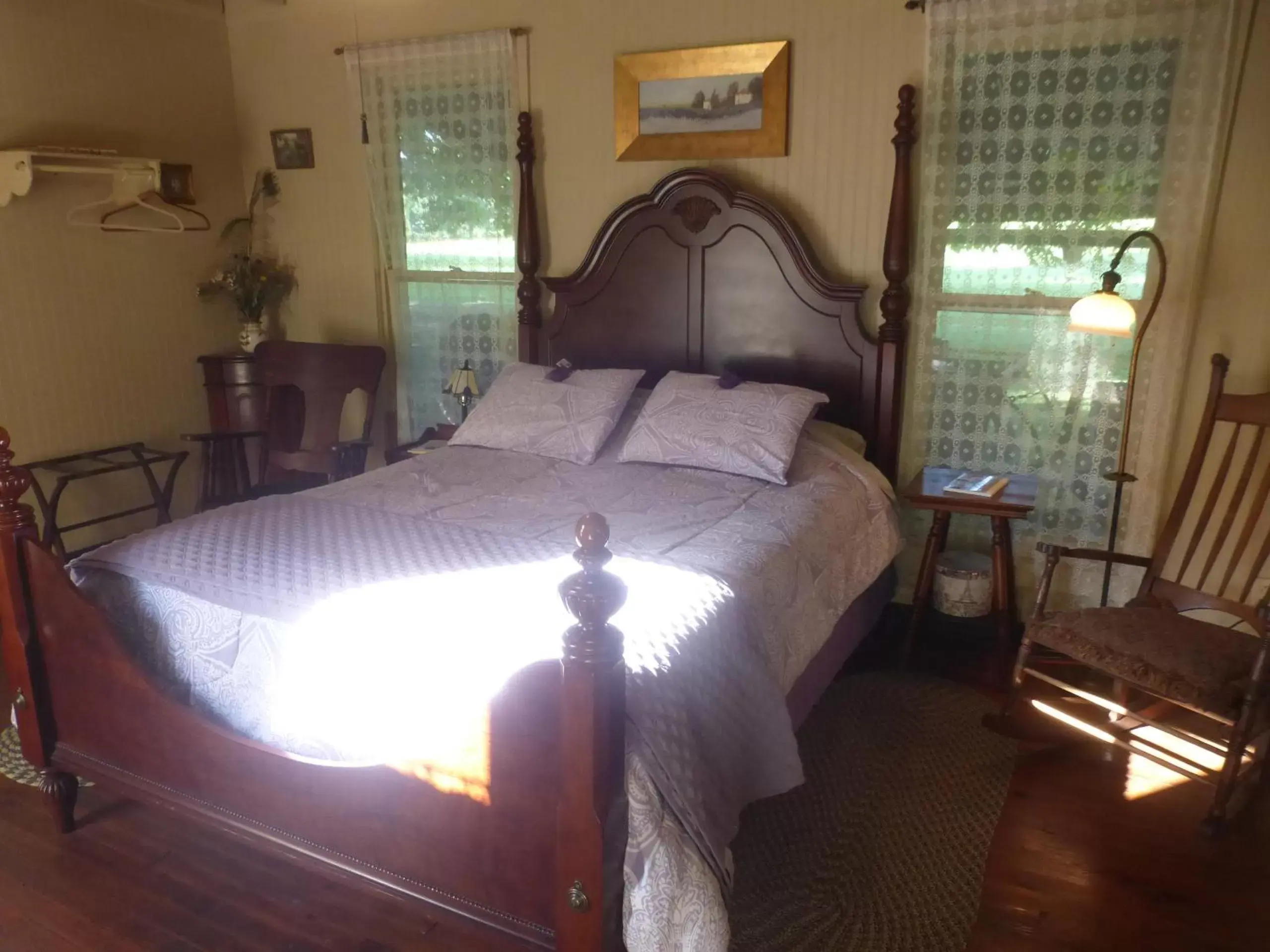 Bed in Mulberry Lavender Farm and B&B