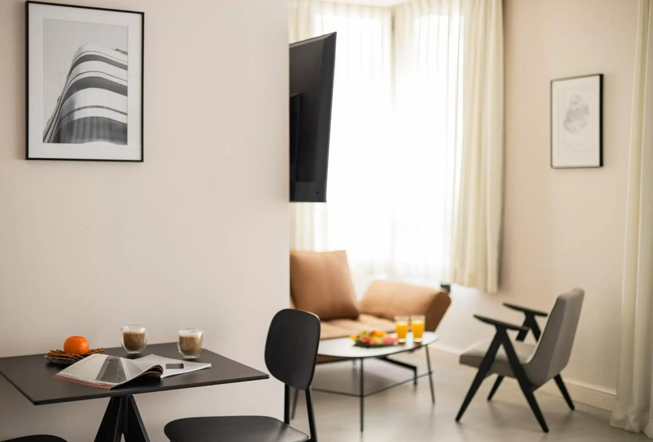 Living room, Dining Area in The Arbel Tel Aviv