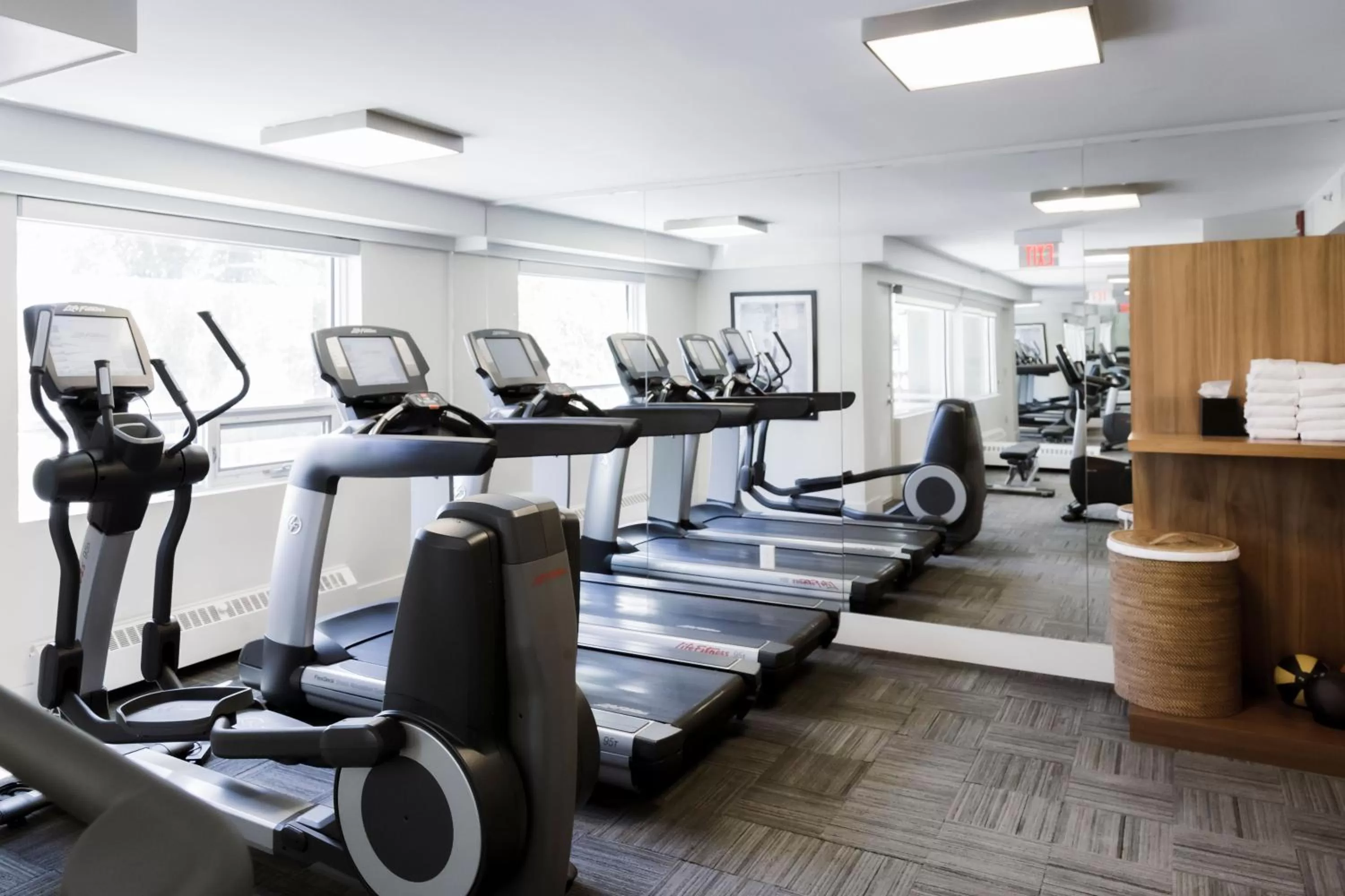 Fitness centre/facilities in The James Hotel