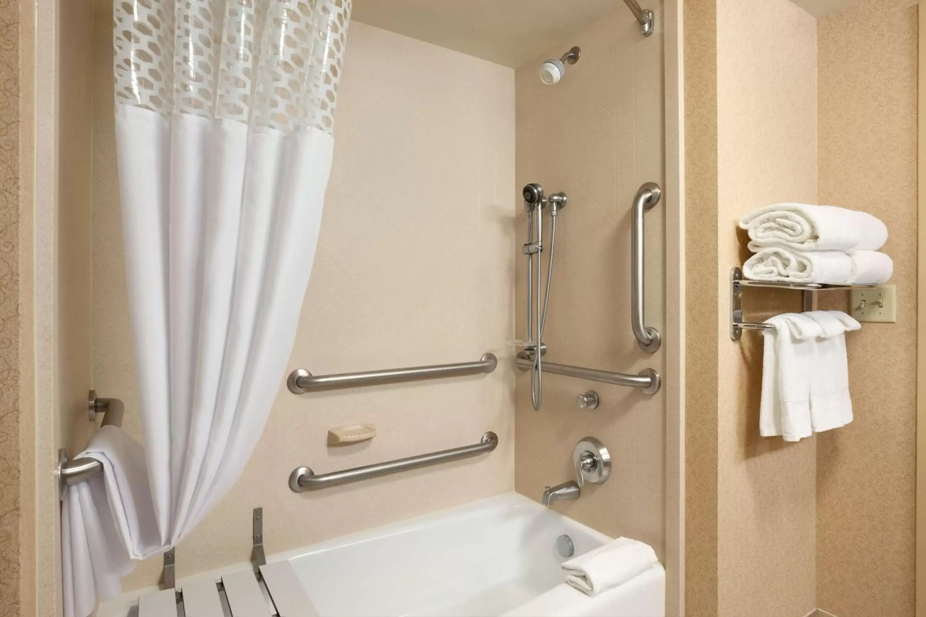 Bathroom in Hampton Inn & Suites East Hartford Bathroom in Hampton Inn & Suites East Hartford