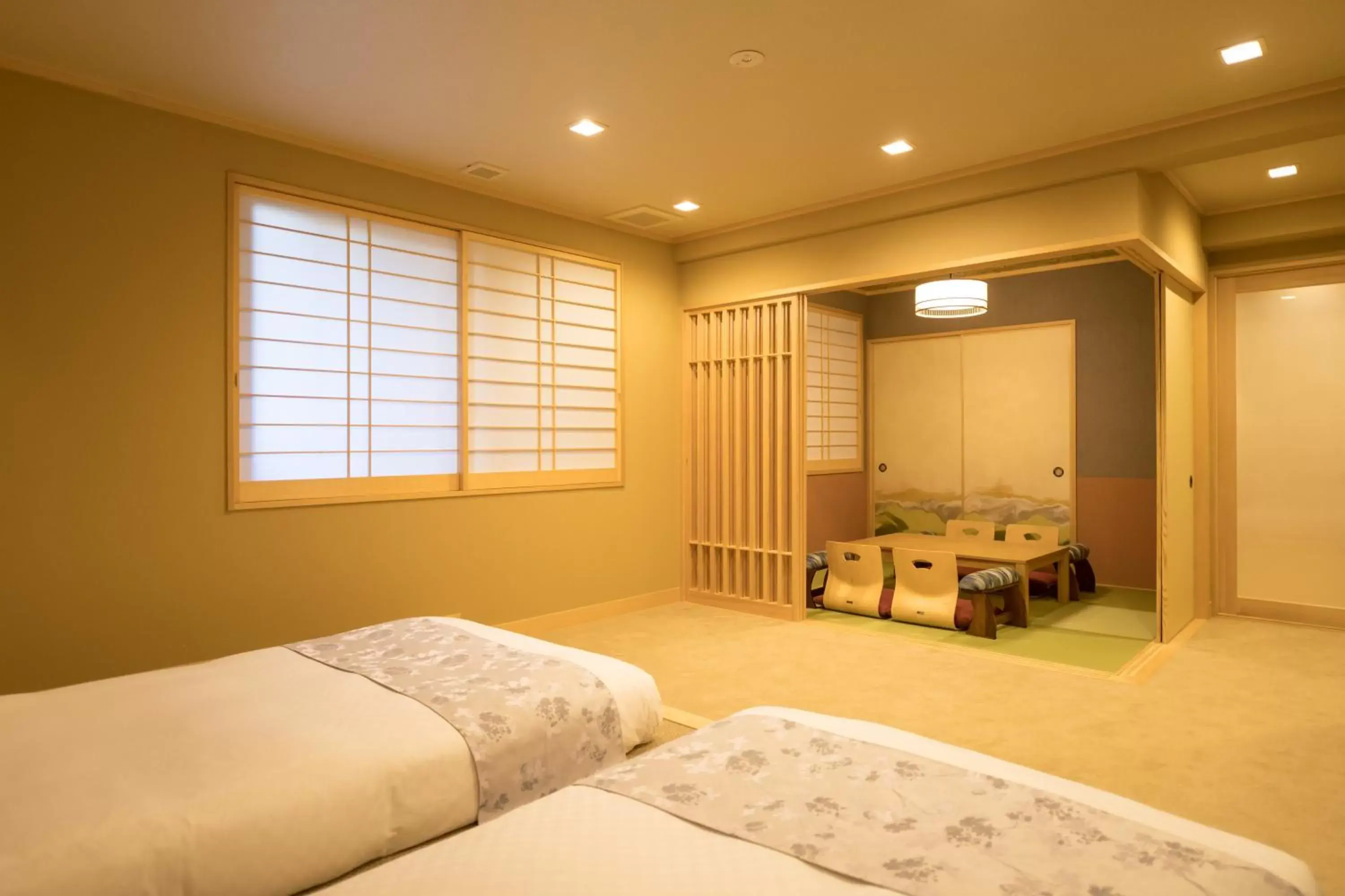 Living room, Bed in HOTEL SHIKISAI KYOTO