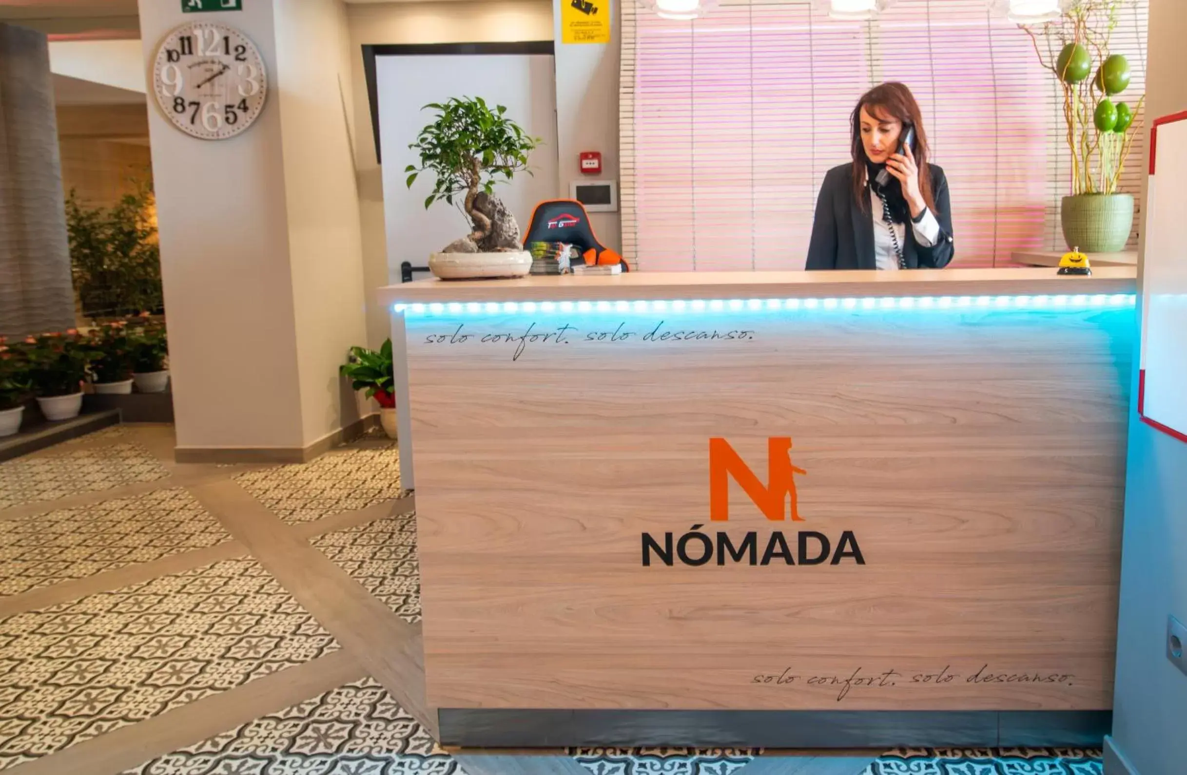 Lobby/Reception in Hotel Nomada
