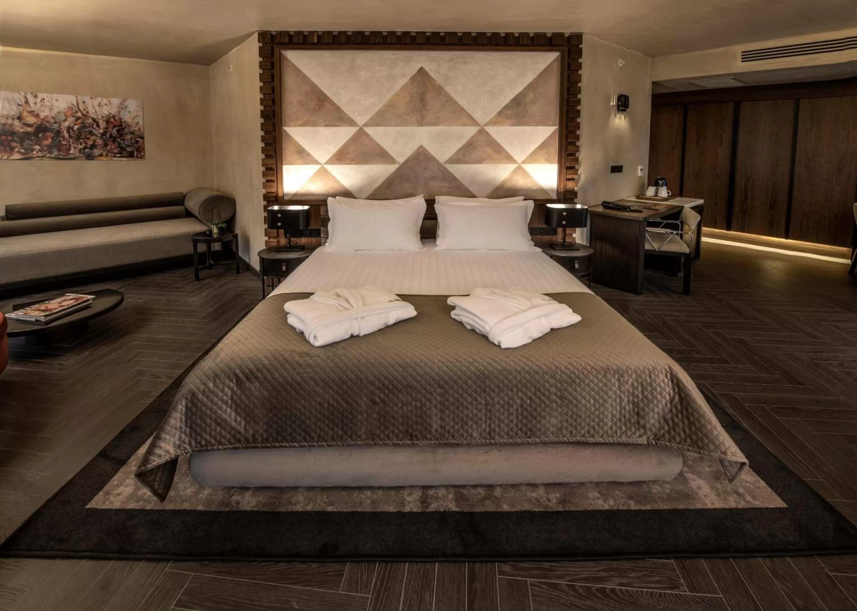 Bed in Hotel Bosfora Plus