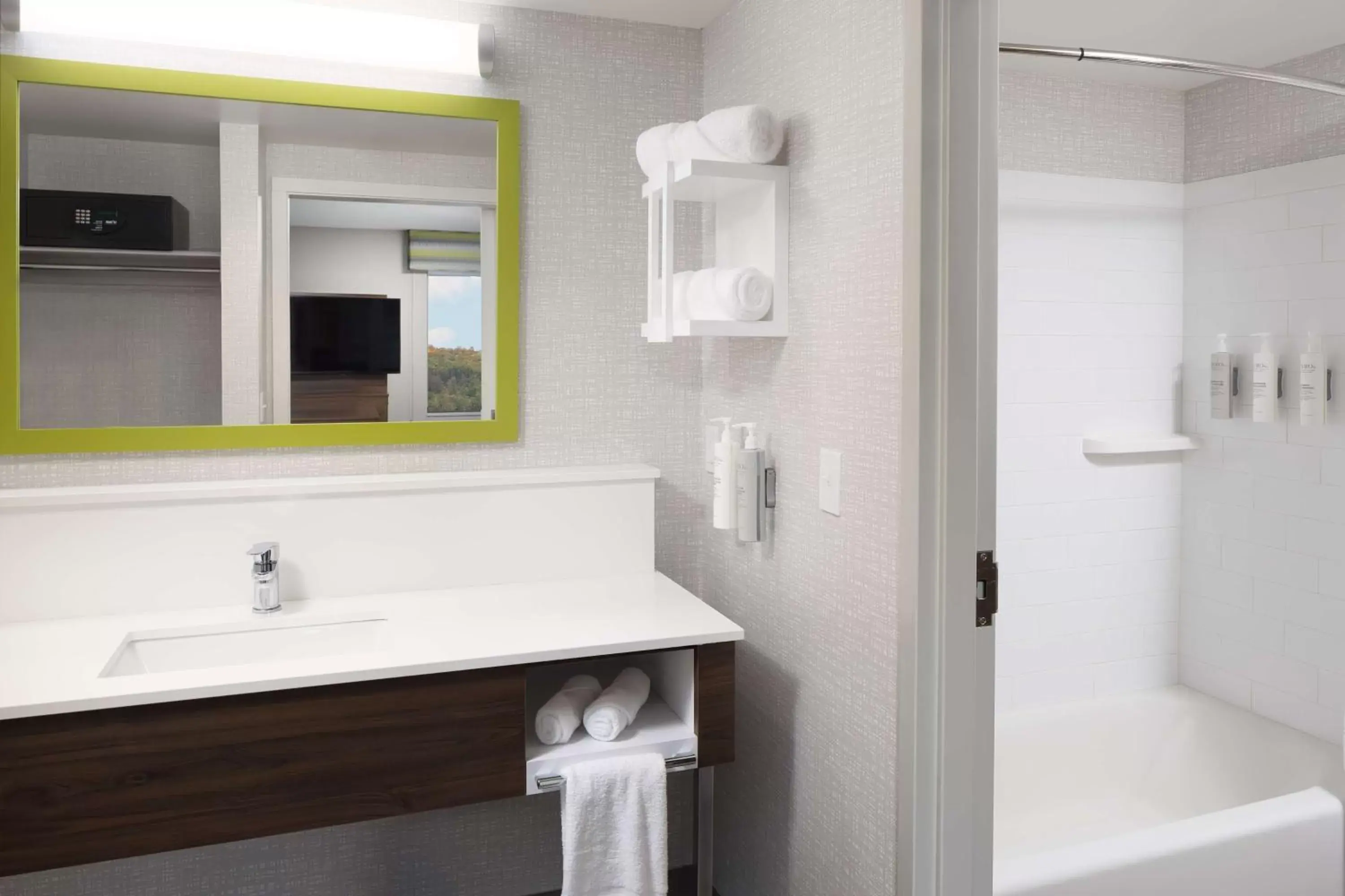 Bathroom in Hampton Inn Hornell Bathroom in Hampton Inn Hornell