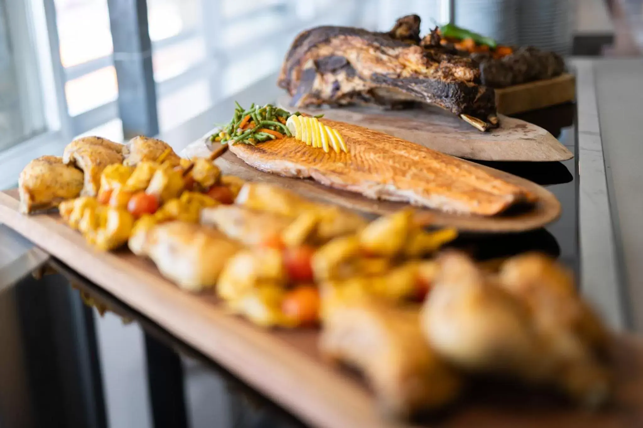 Food close-up, Food in Grand Beach Hotel