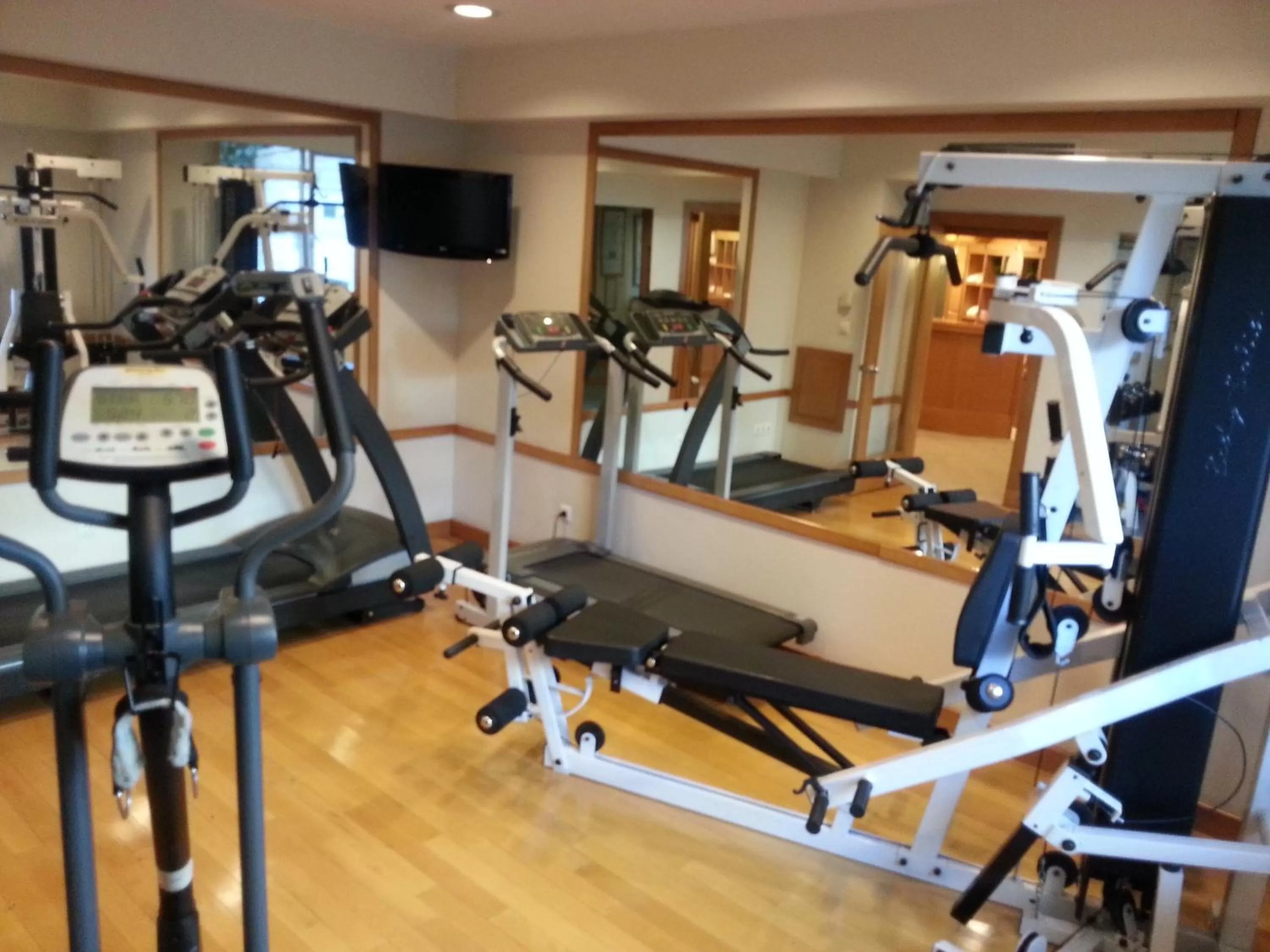 Fitness centre/facilities in Hotel Midi