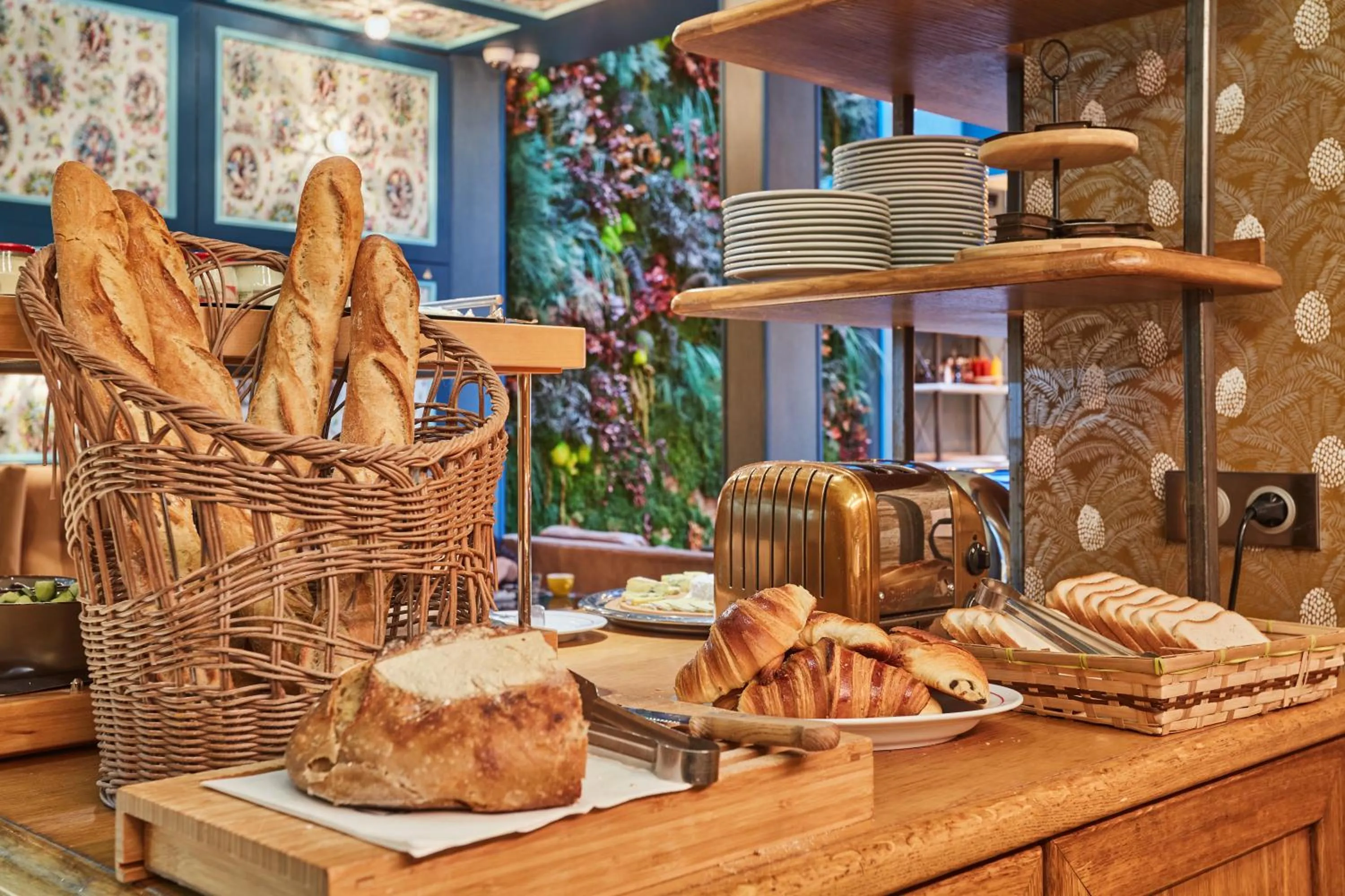 Buffet breakfast in Le Robinet d'Or Paris Canal Saint Martin