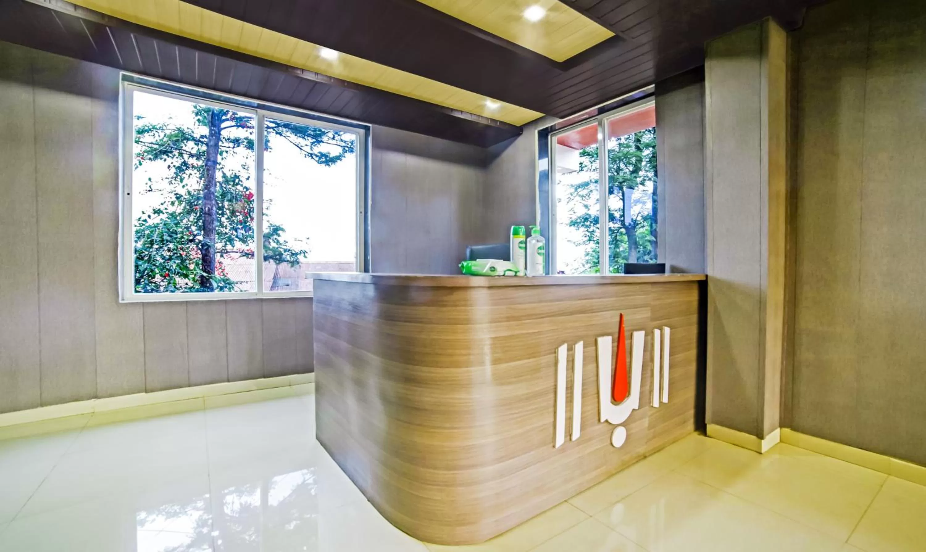 Lobby or reception in Treebo Balaji Excellency with Pool & Spa