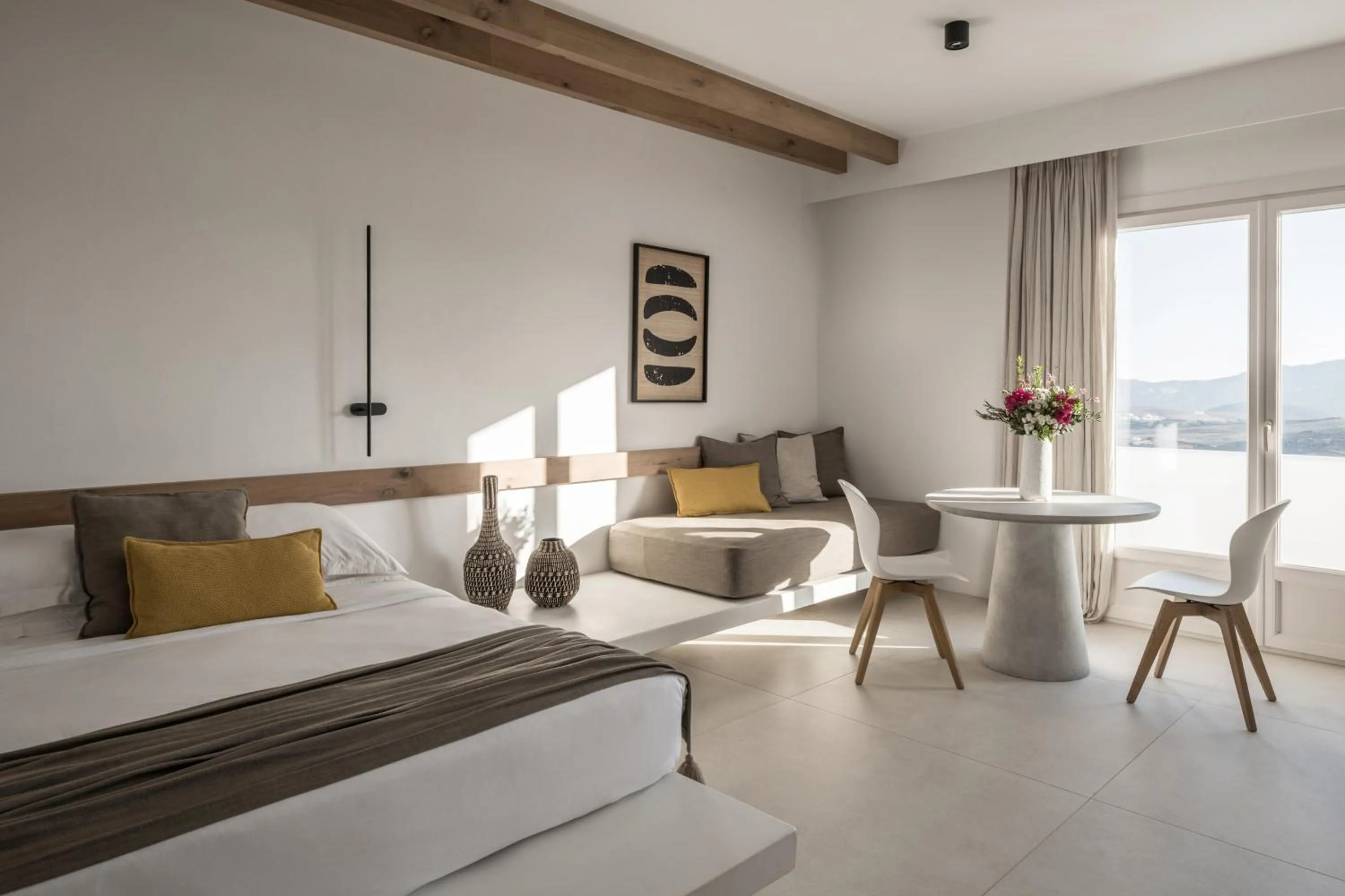 Bed in A Hotel Mykonos