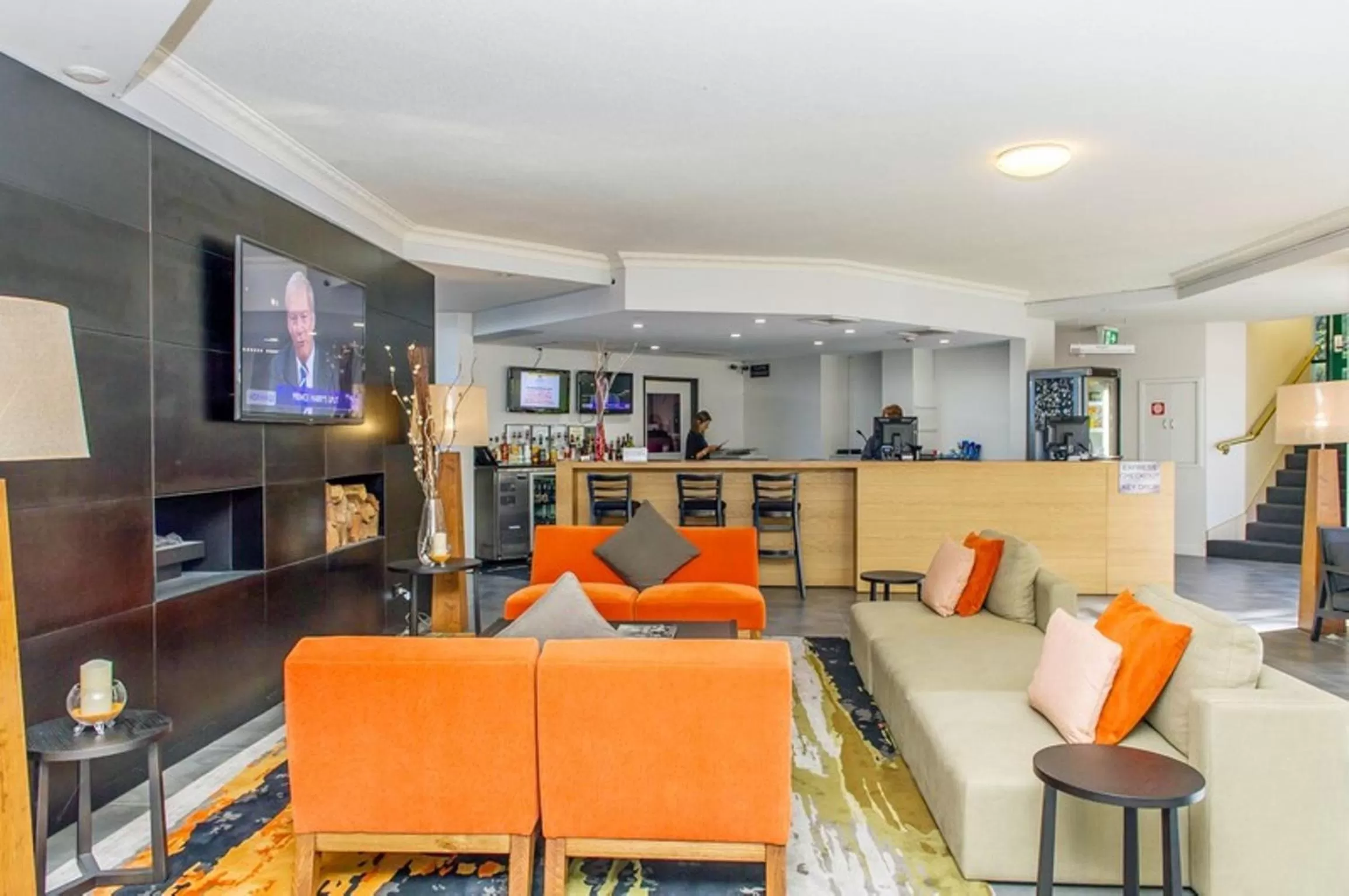 Lobby or reception in Alpha Hotel Canberra