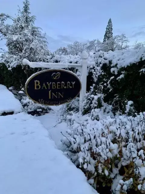 Property building, Winter in Bayberry Inn B&B and Oregon Wellness Retreat