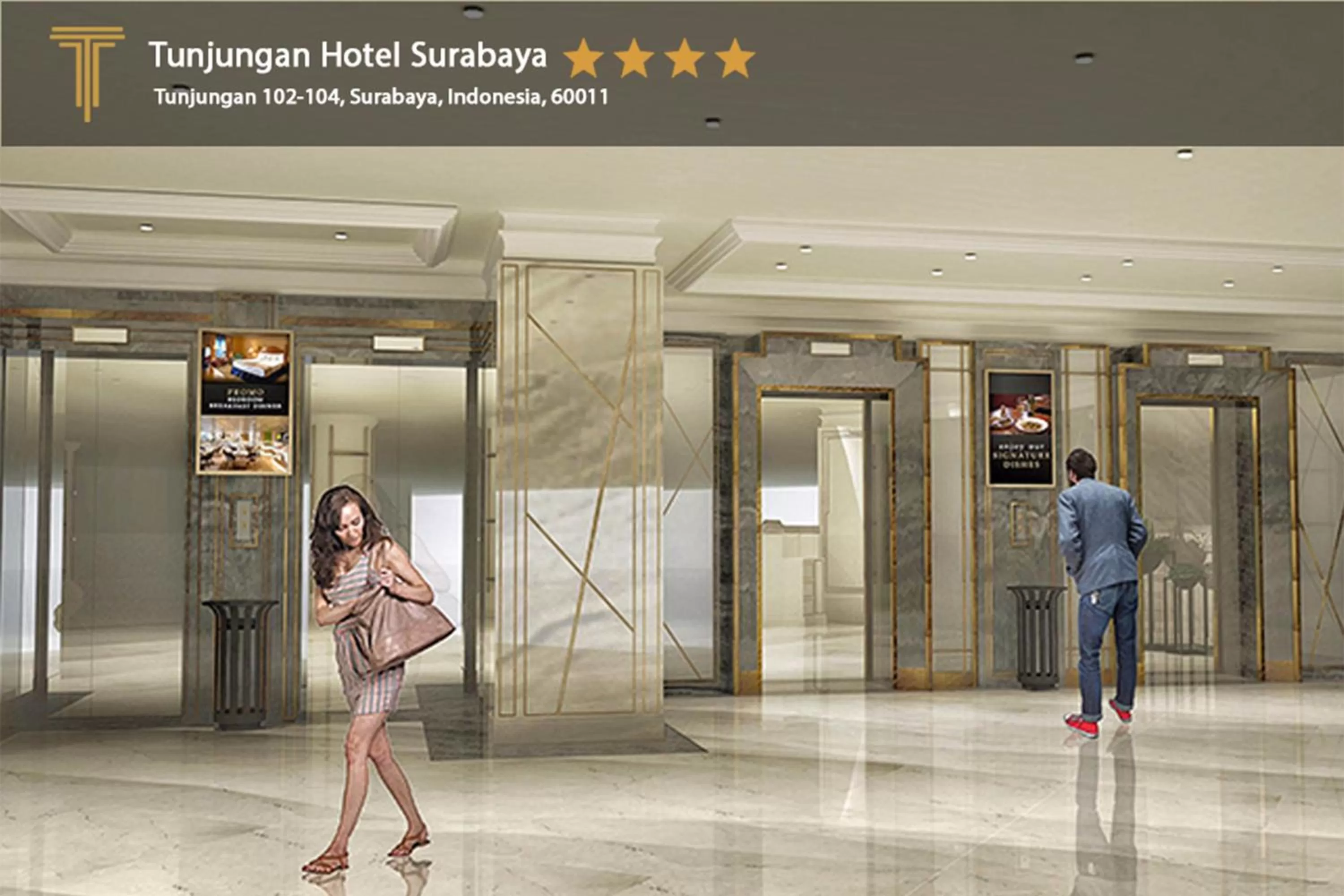 Lobby or reception in Tunjungan Hotel