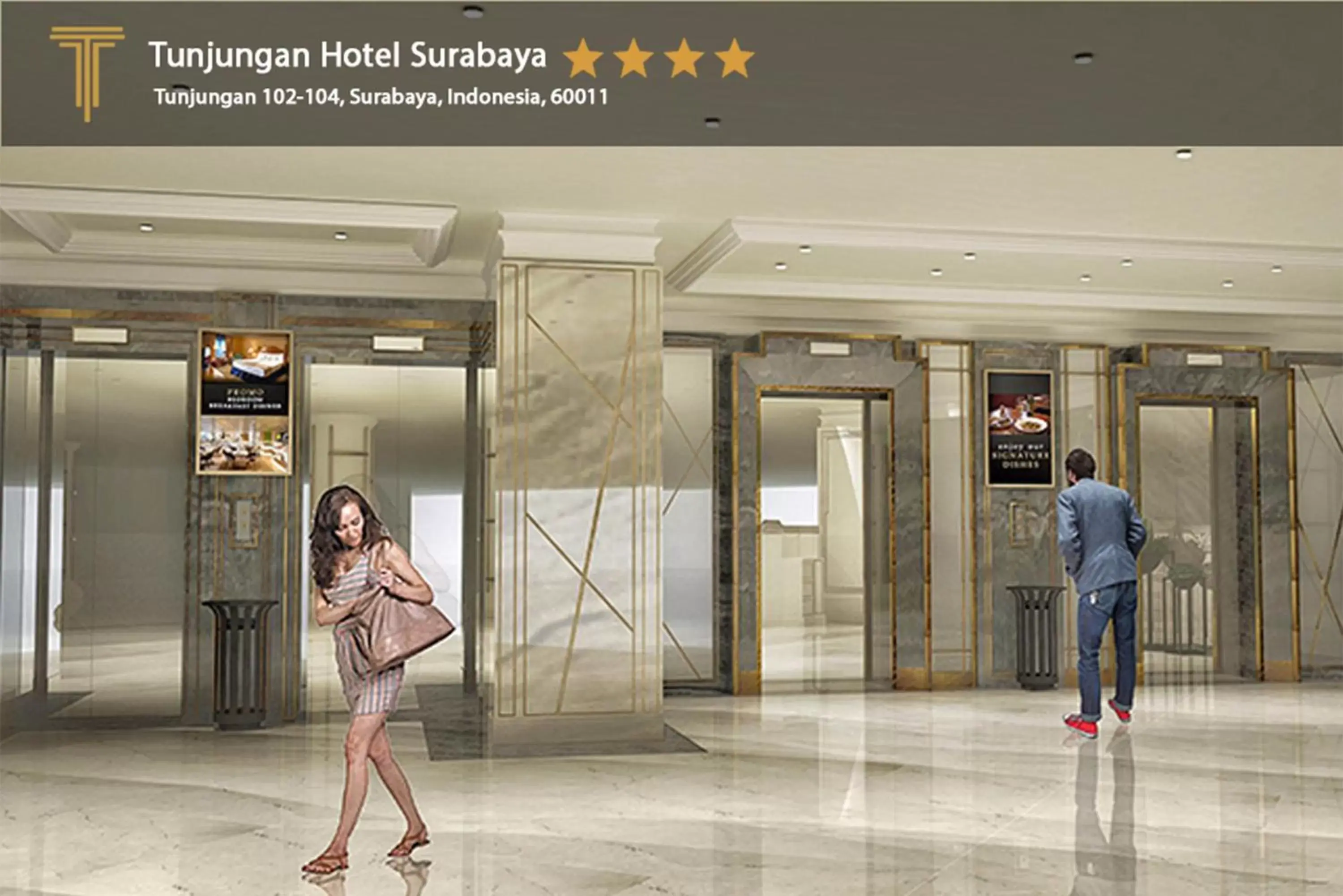 Lobby or reception in Tunjungan Hotel