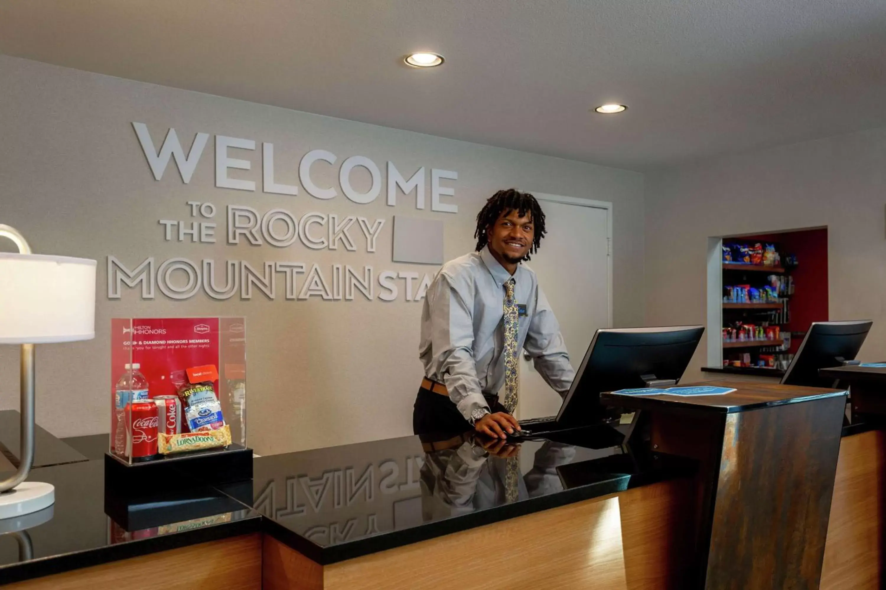 Lobby or reception in Hampton Inn & Suites Denver Tech Center Lobby or reception in Hampton Inn & Suites Denver Tech Center