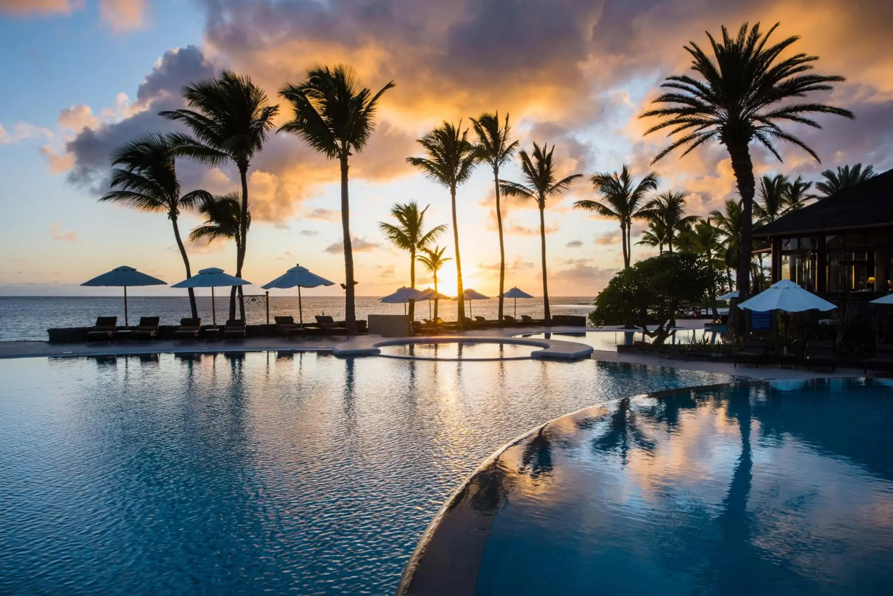 Swimming Pool in The Residence Mauritius